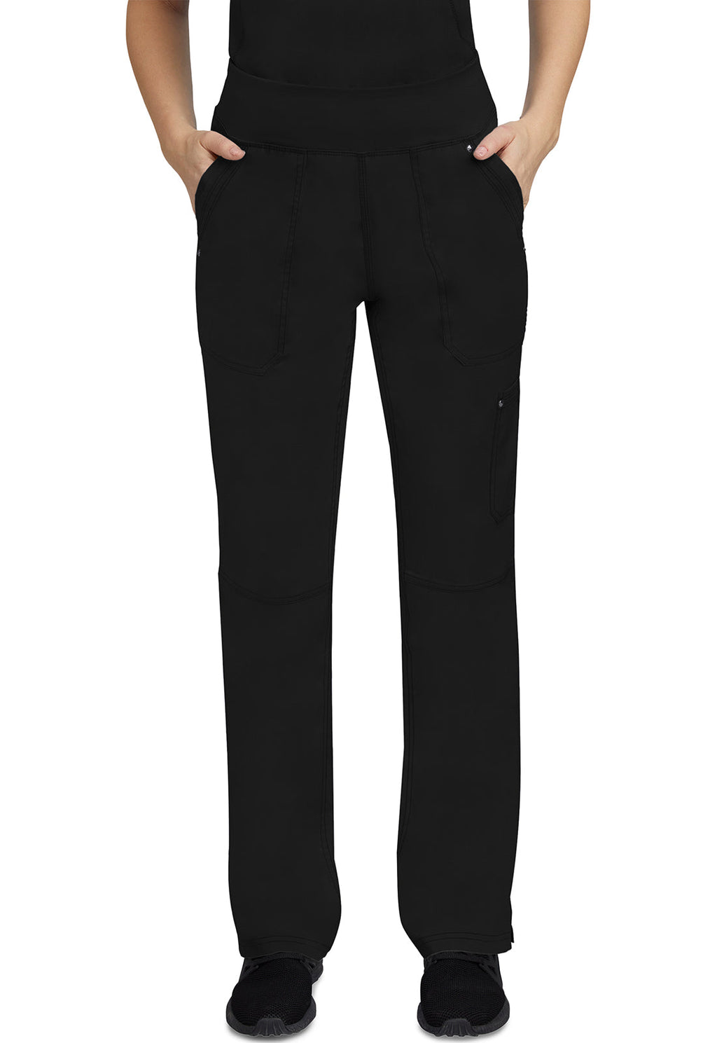 Healing Hands 9133 Tori Yoga Scrub Pants Black Image