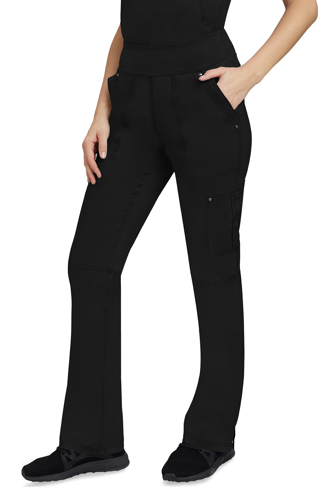 Healing Hands 9133 Tori Yoga Scrub Pants Black Image