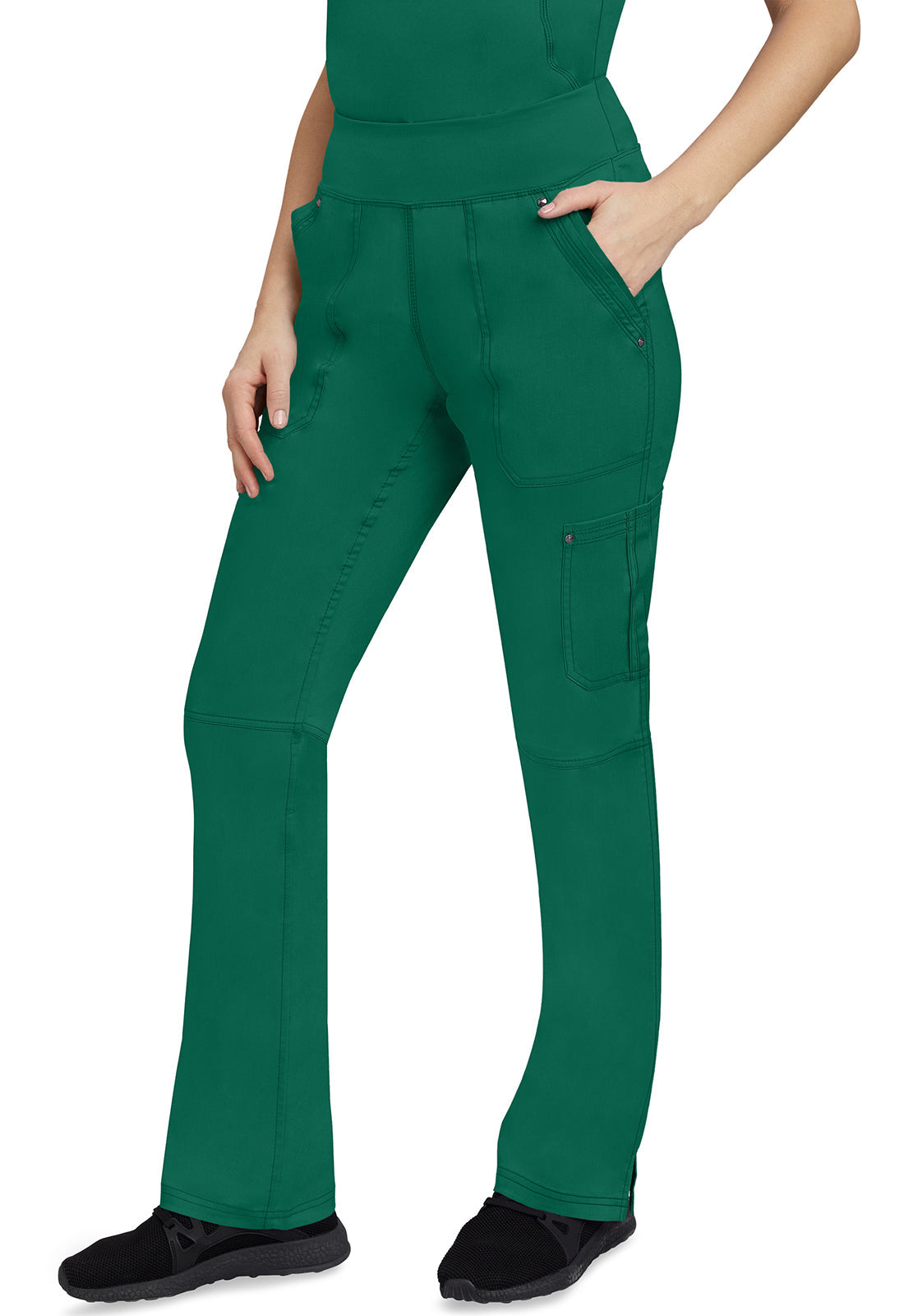 Healing Hands 9133 Tori Yoga Scrub Pants Hunter Image