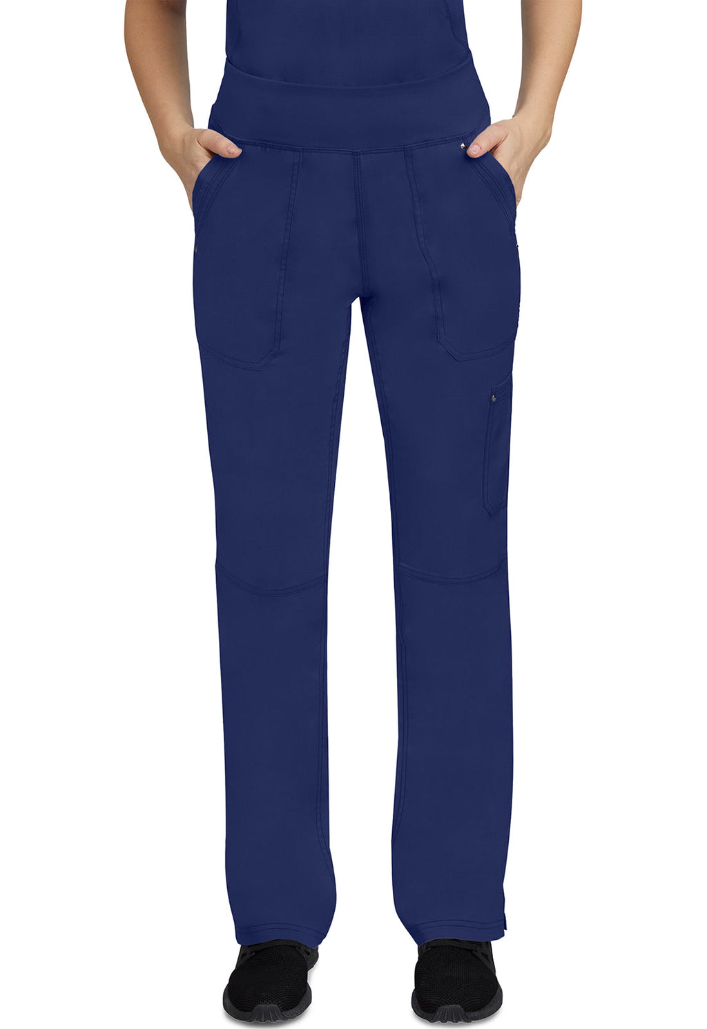 Healing Hands 9133 Tori Yoga Scrub Pants Navy Image
