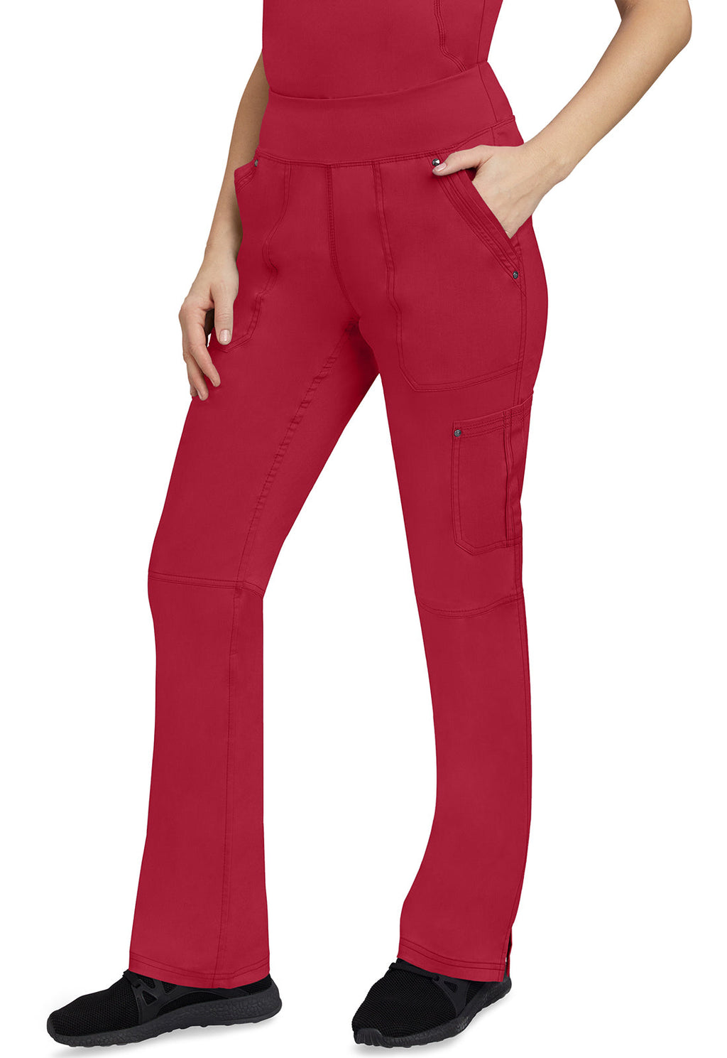 Healing Hands 9133 Tori Yoga Scrub Pants Red Image