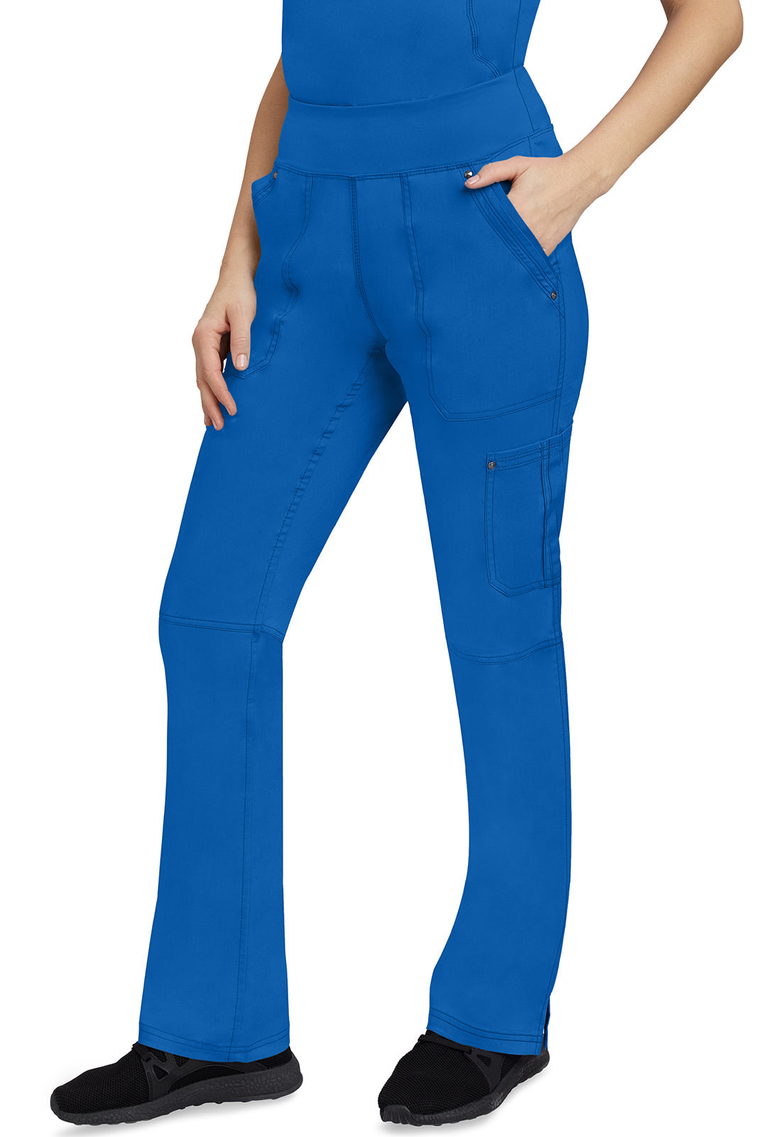 Healing Hands 9133 Tori Yoga Scrub Pants Royal Image