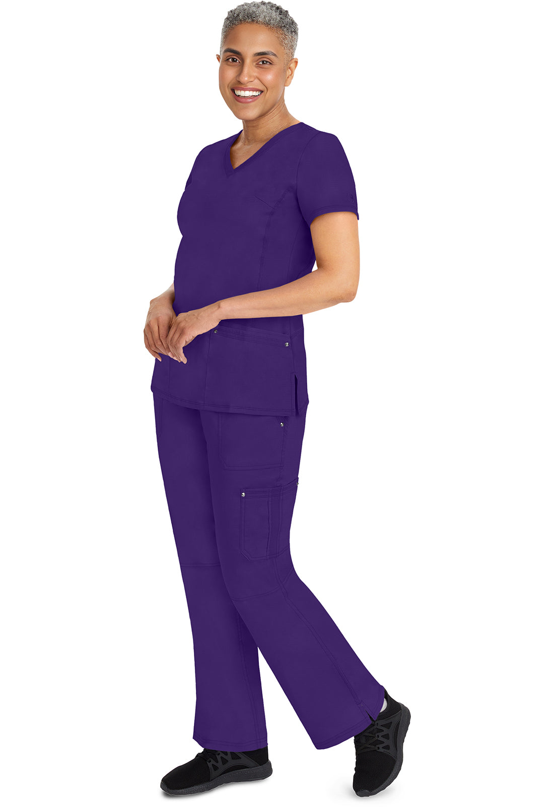HH Purple Label 9133 Tori Yoga Scrub Pants True Grape