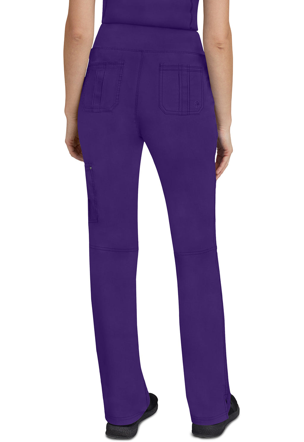 Healing Hands 9133 Tori Yoga Scrub Pants True Grape Image