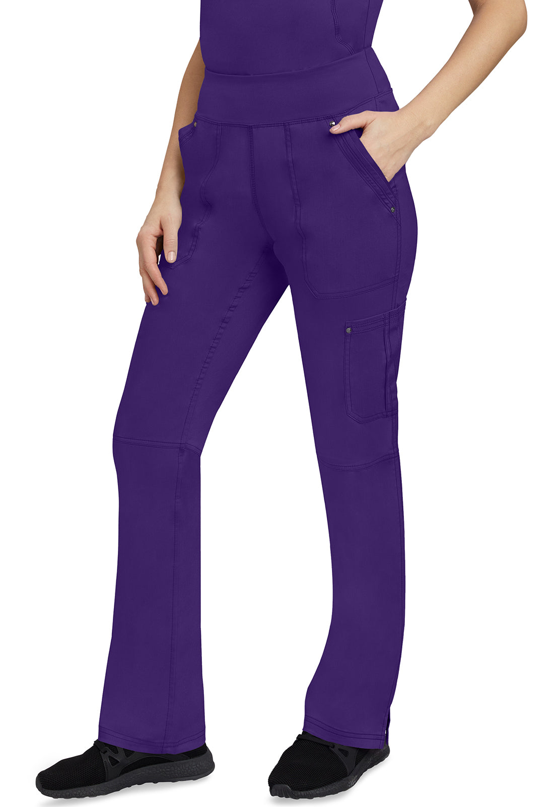 HH Purple Label 9133 Tori Yoga Scrub Pants True Grape