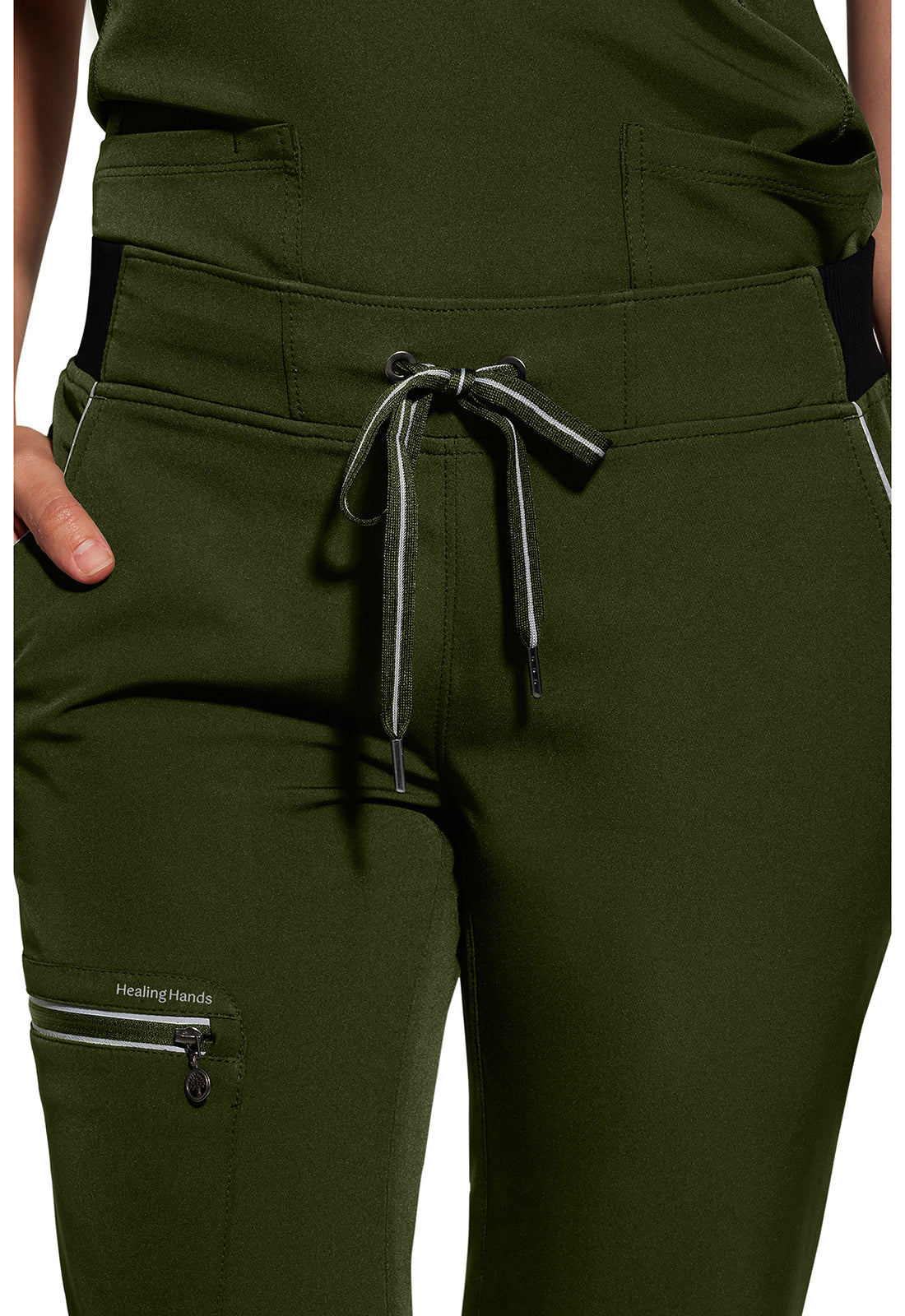 Healing Hands 360 9152 Nisha Pants Dark Pine | Scrub Pants for