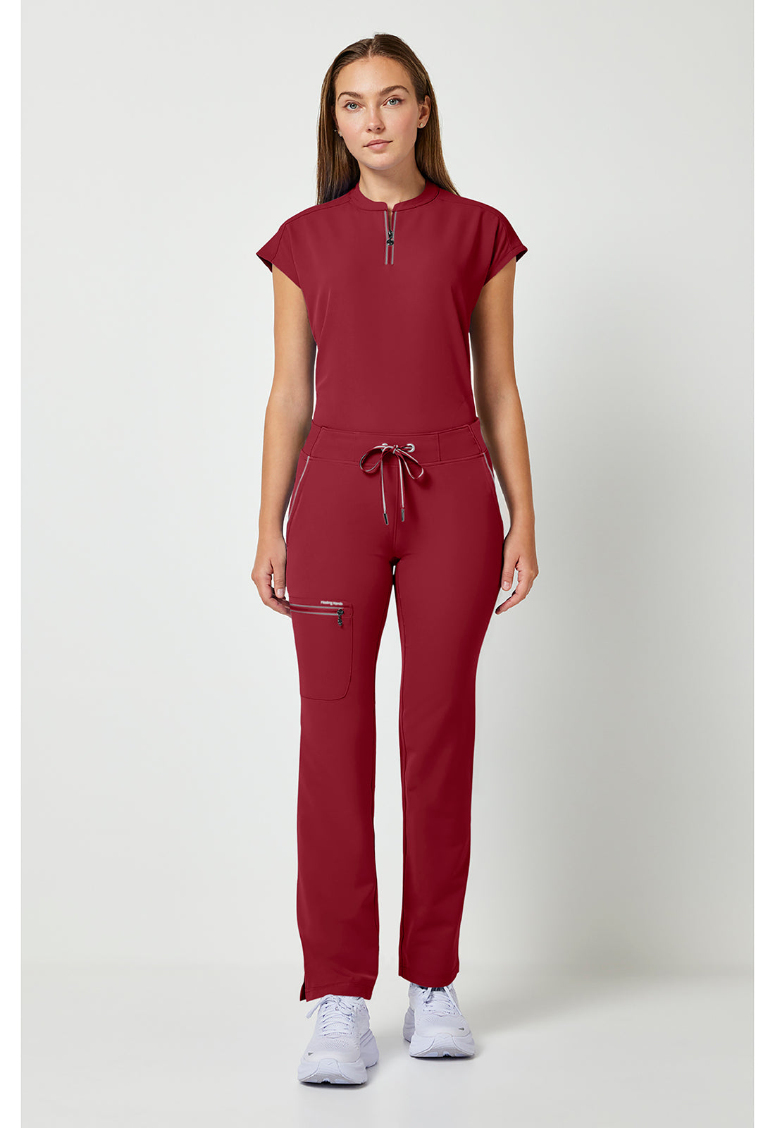 HH 360 9152 Women's Nisha Scrub Pants Garnet Red