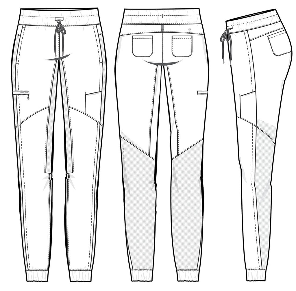 HH 360 9156 Women's Naya Jogger Scrub Pants Navy