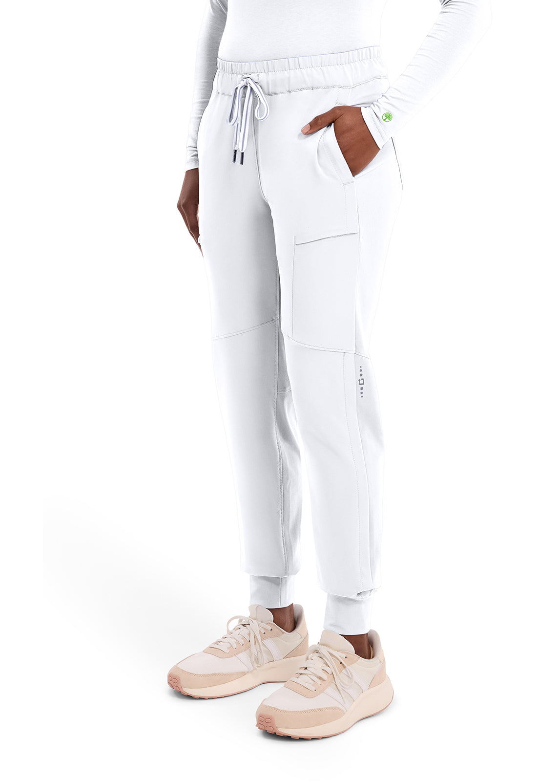 HH 360 9156 Women's Naya Jogger Scrub Pants White