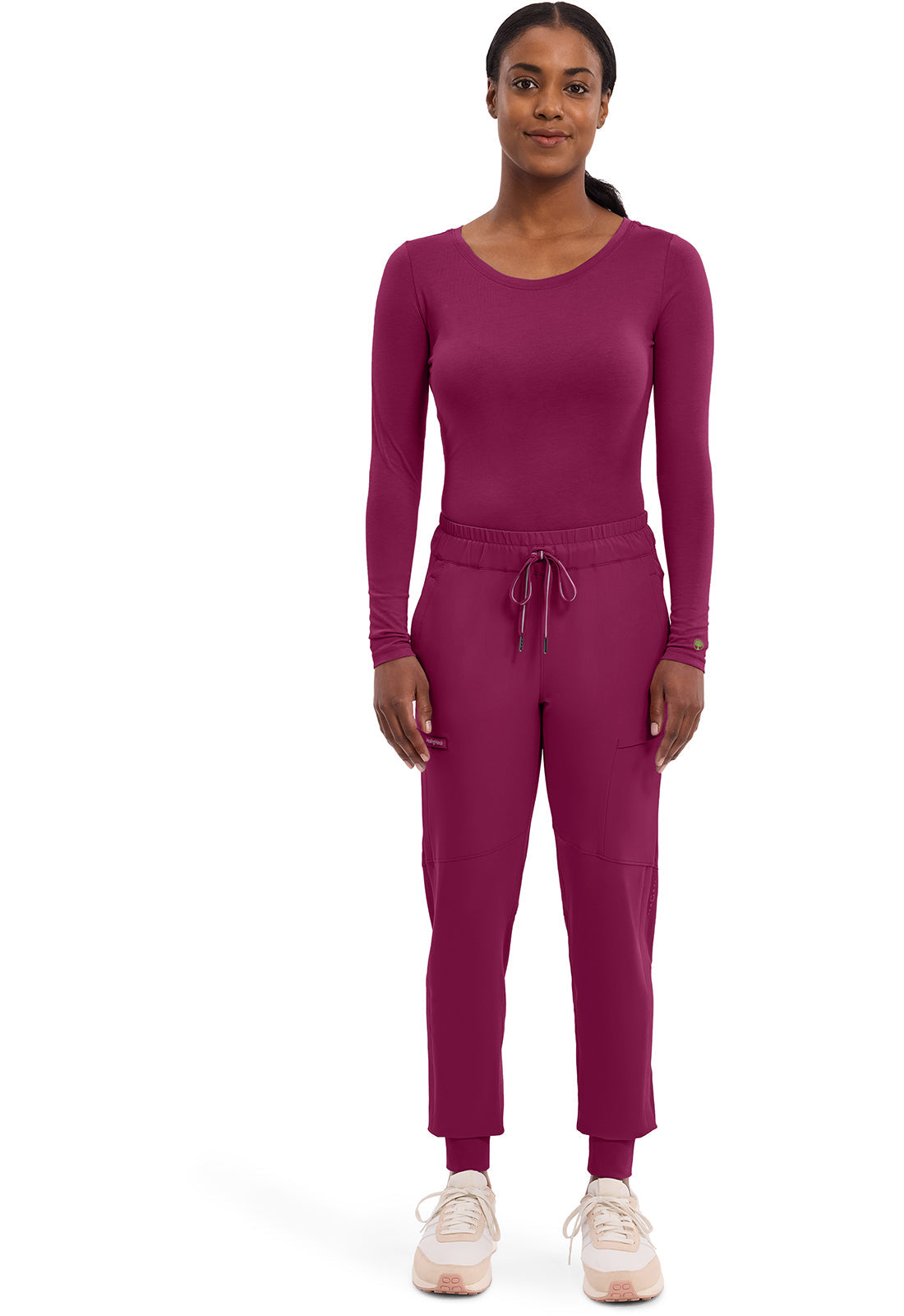 HH 360 9156 Women's Naya Jogger Scrub Pants Wine