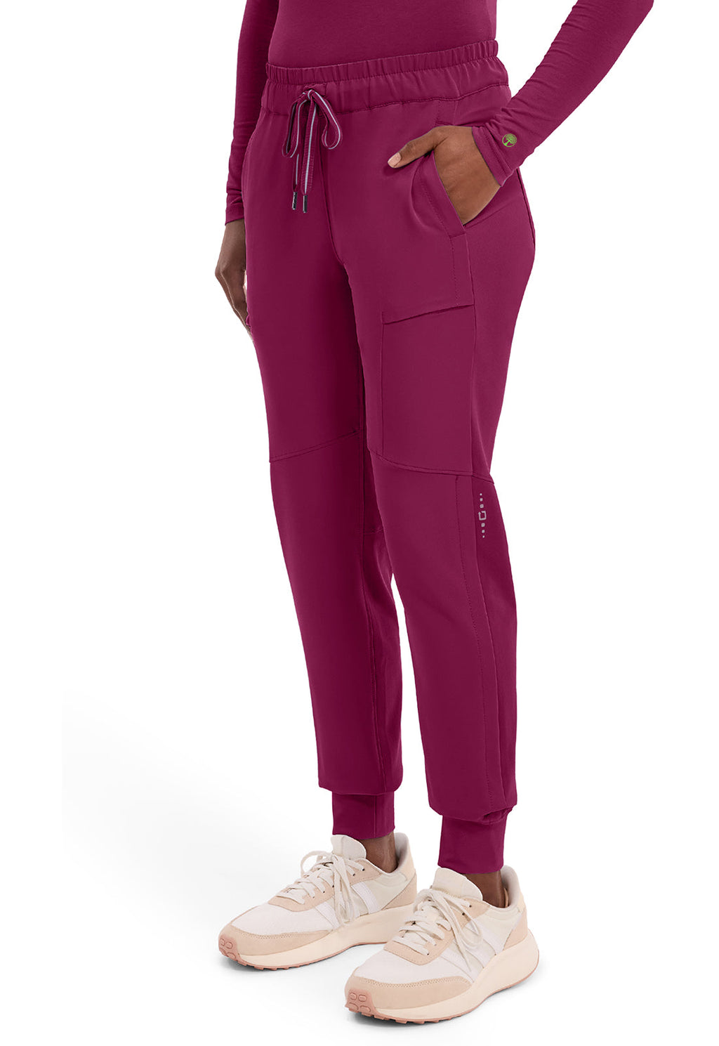 HH 360 9156 Women's Naya Jogger Scrub Pants Wine