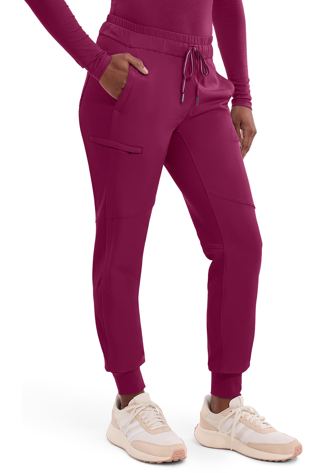 HH 360 9156 Women's Naya Jogger Scrub Pants Wine