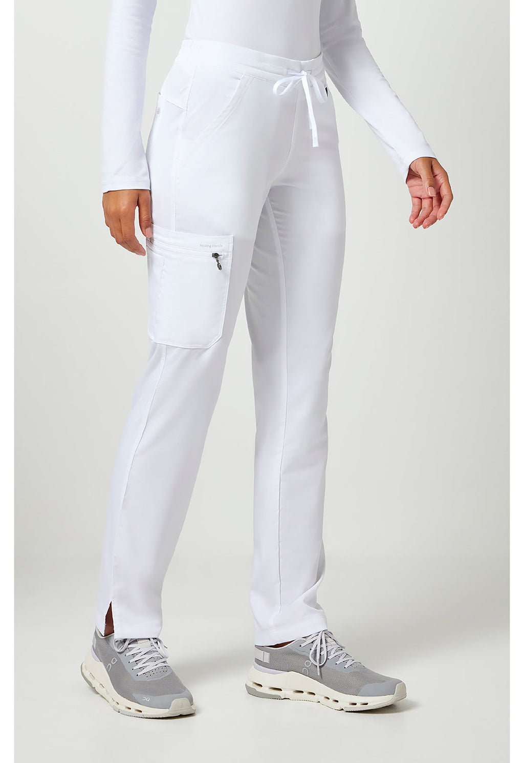 Purple Label 9181 Women's Tamara Scrub Pants White