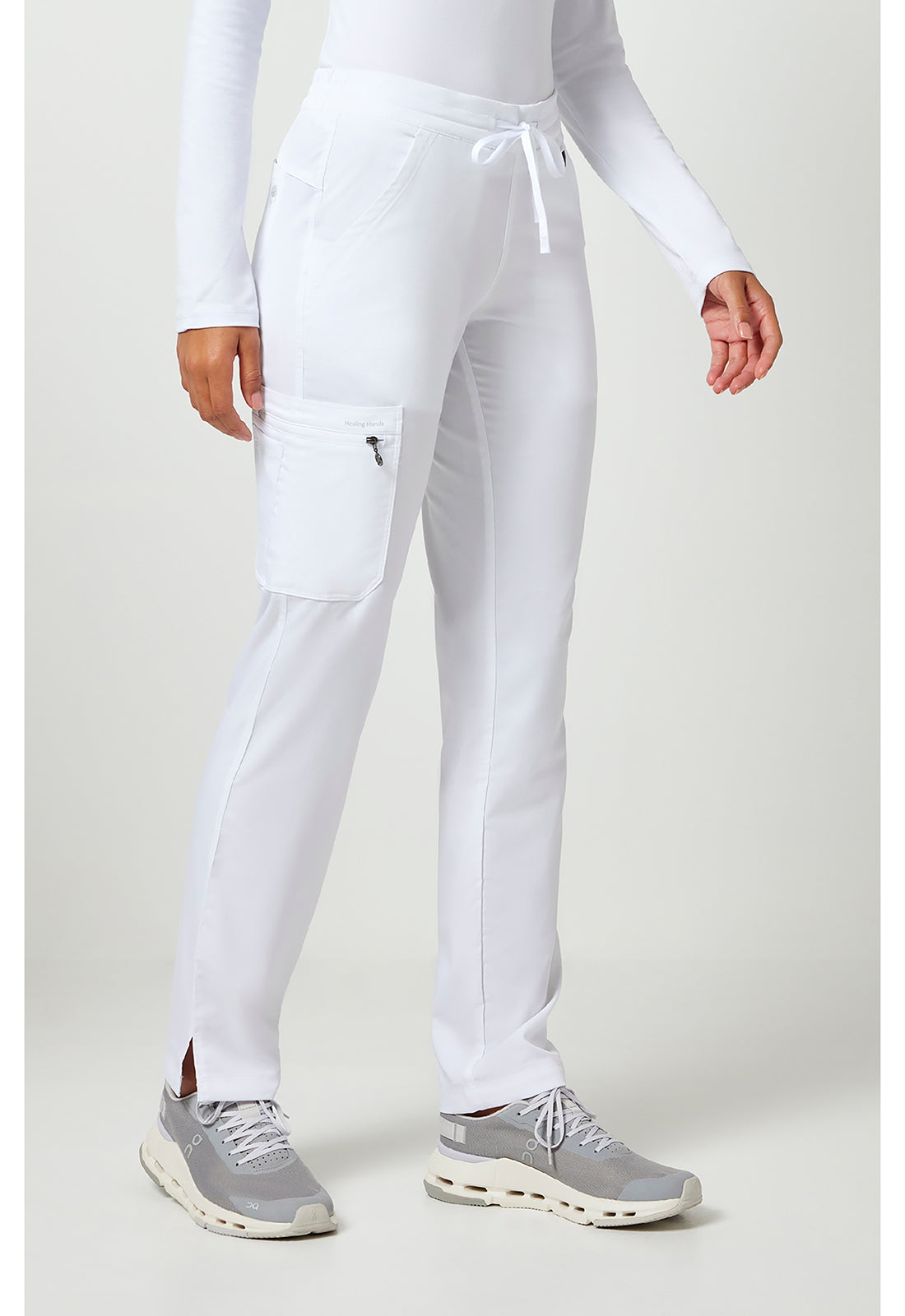 Purple Label 9181 Women's Tamara Scrub Pants White