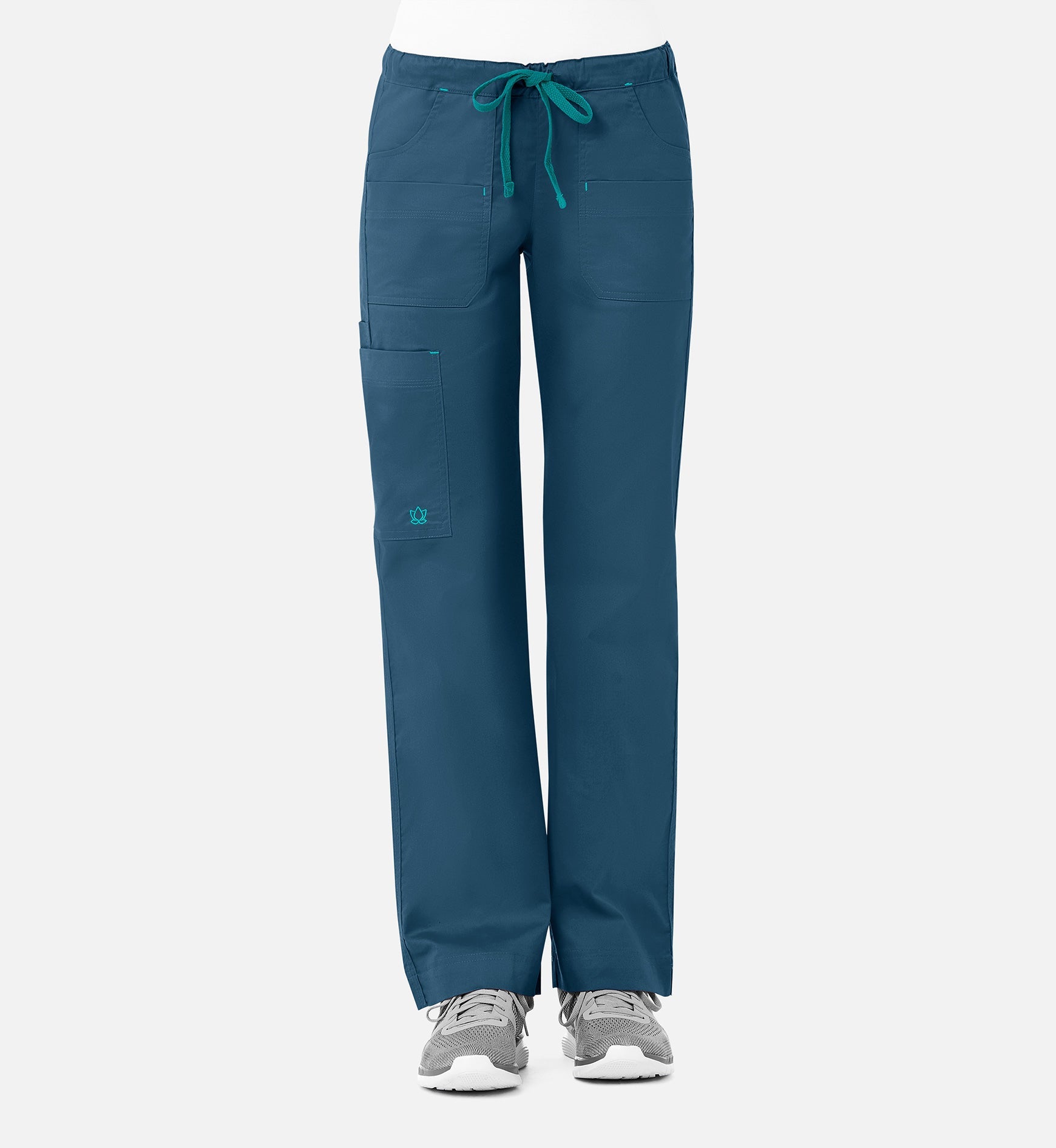 Blossom 9202 Utility Cargo Pants Caribbean Blue