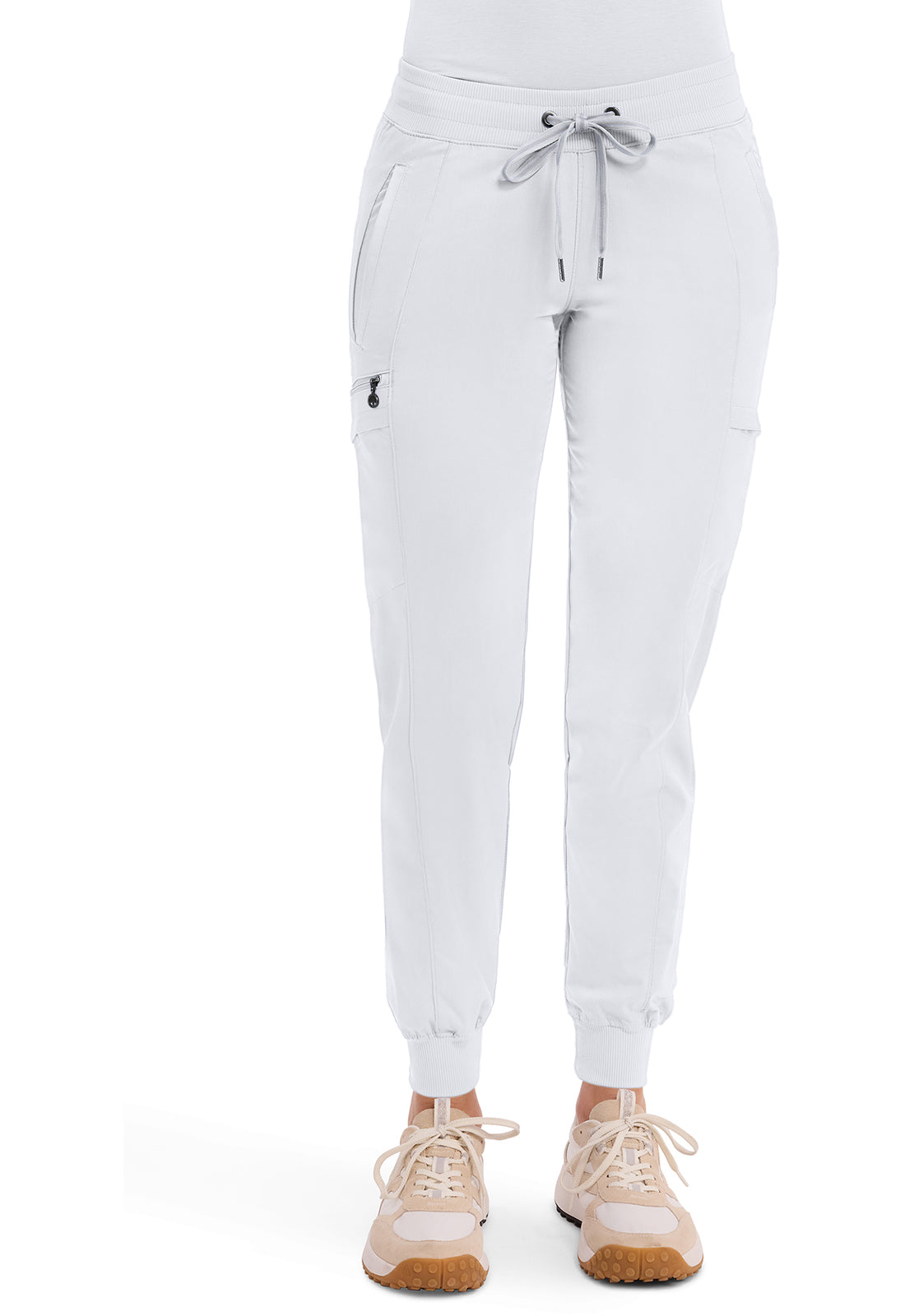 Purple Label 9244 Women's Toby Jogger Scrub Pants White