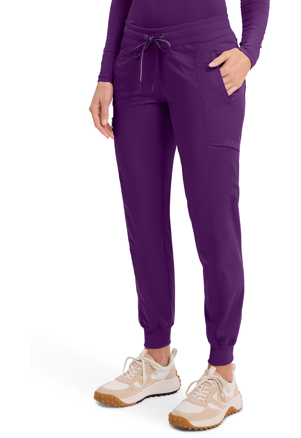 Purple Label 9244 Toby Jogger Pants Eggplant