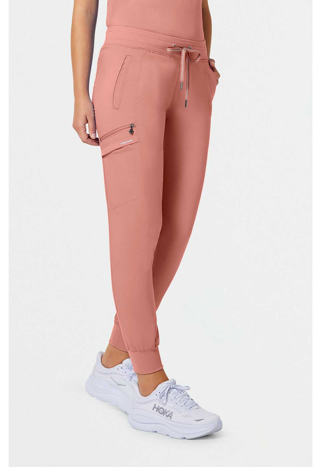 Purple Label 9244 Women's Toby Jogger Scrub Pants Velvet Peach