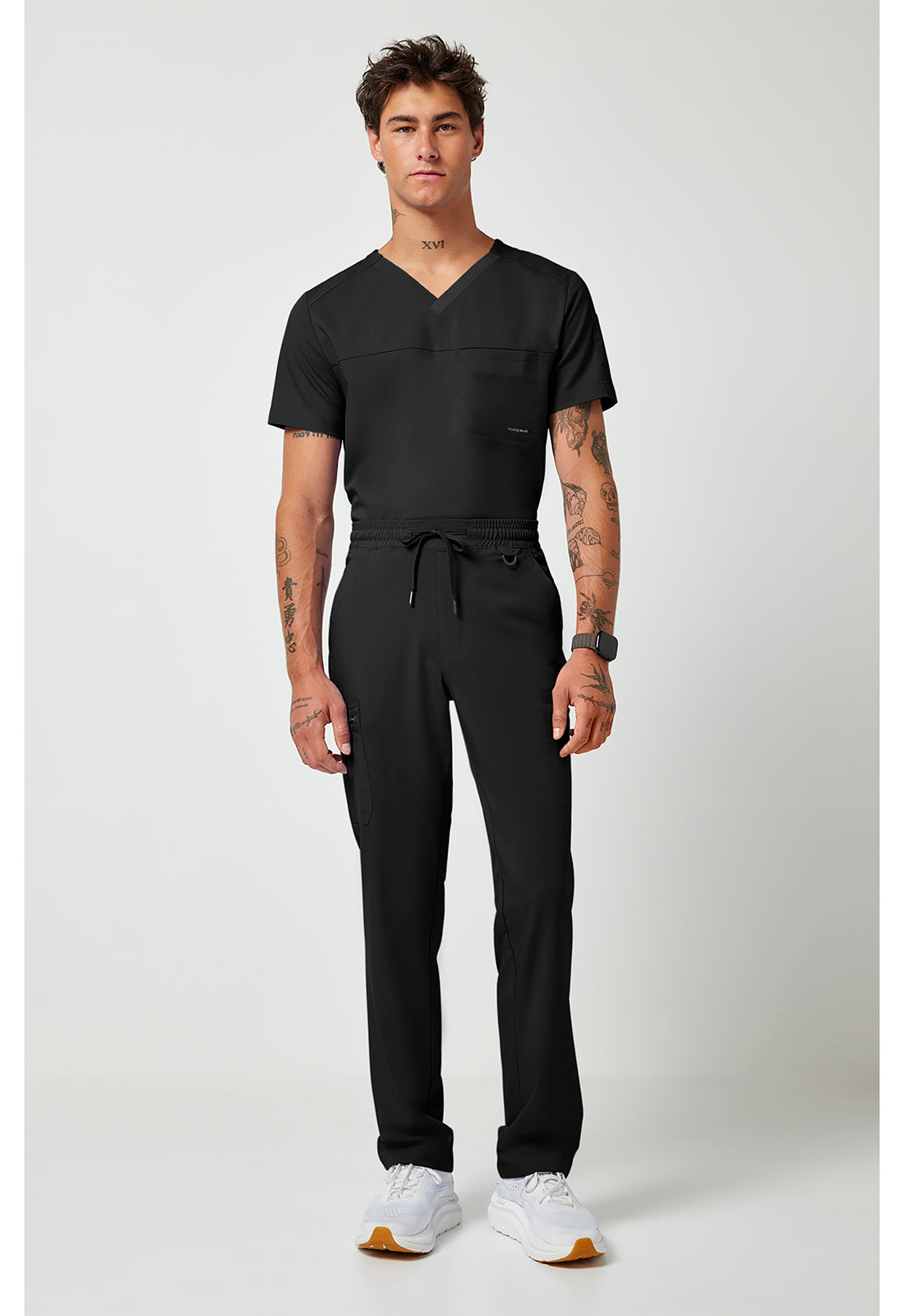 Purple Label 9300 Men's Daniel Utility Scrub Pants Black