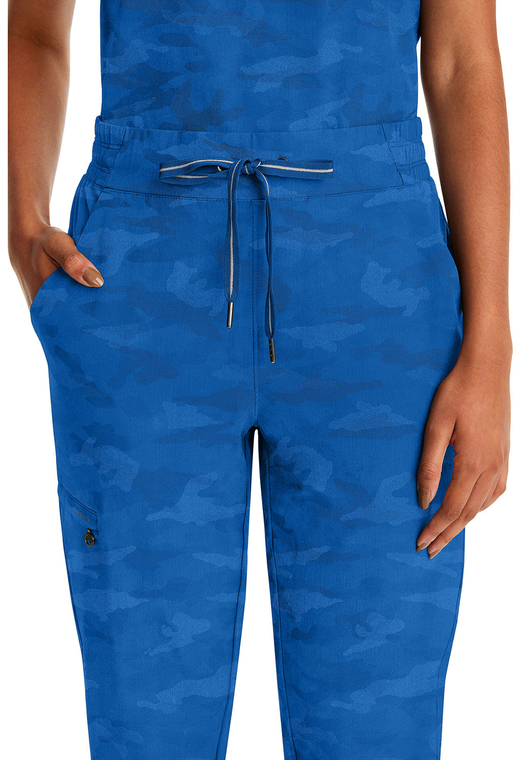 Purple Label 9350 Women's Tate Scrub Joggers Camo Scrub Pants Royal