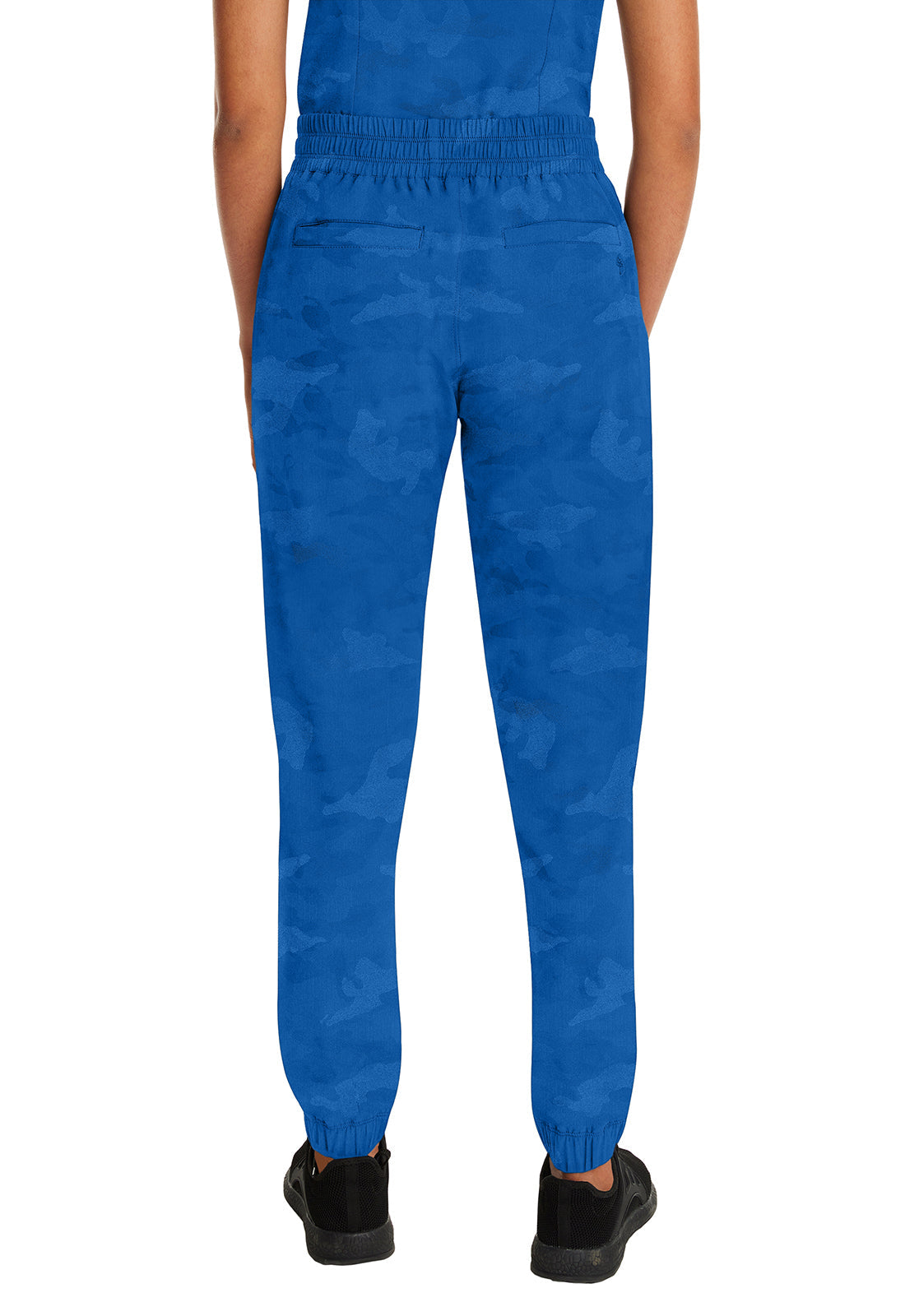 Purple Label 9350 Women's Tate Scrub Joggers Camo Scrub Pants Royal
