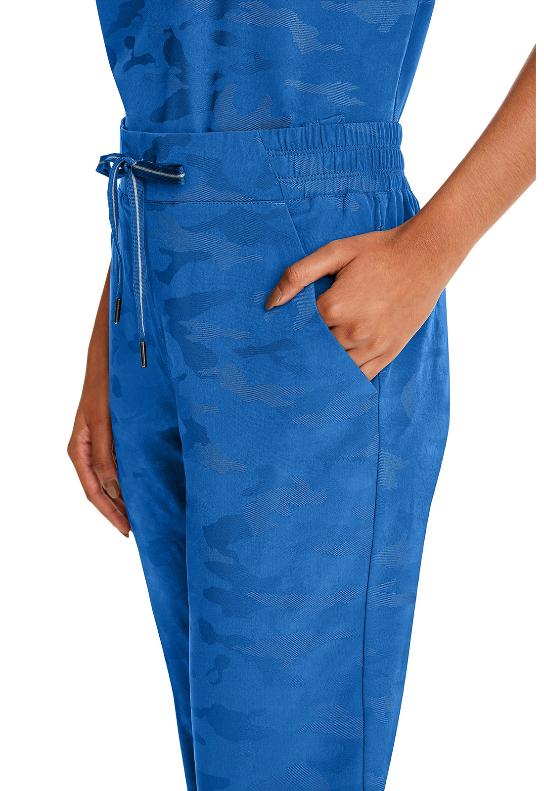 Purple Label 9350 Women's Tate Scrub Joggers Camo Scrub Pants Royal