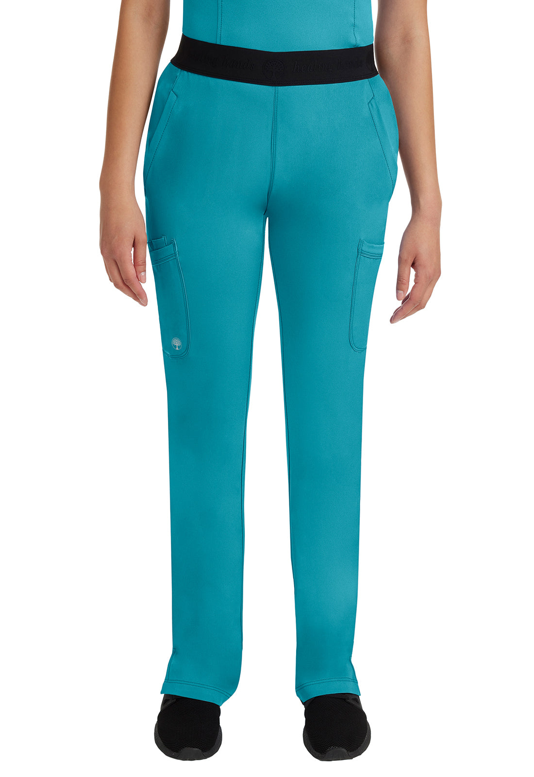 HH Works 9500 Rachel Elastic Waist Scrub Pants Teal