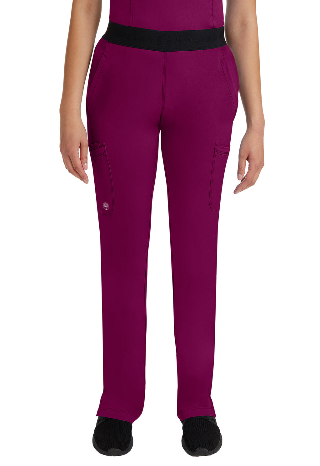 HH Works 9500 Rachel Elastic Waist Scrub Pants Wine