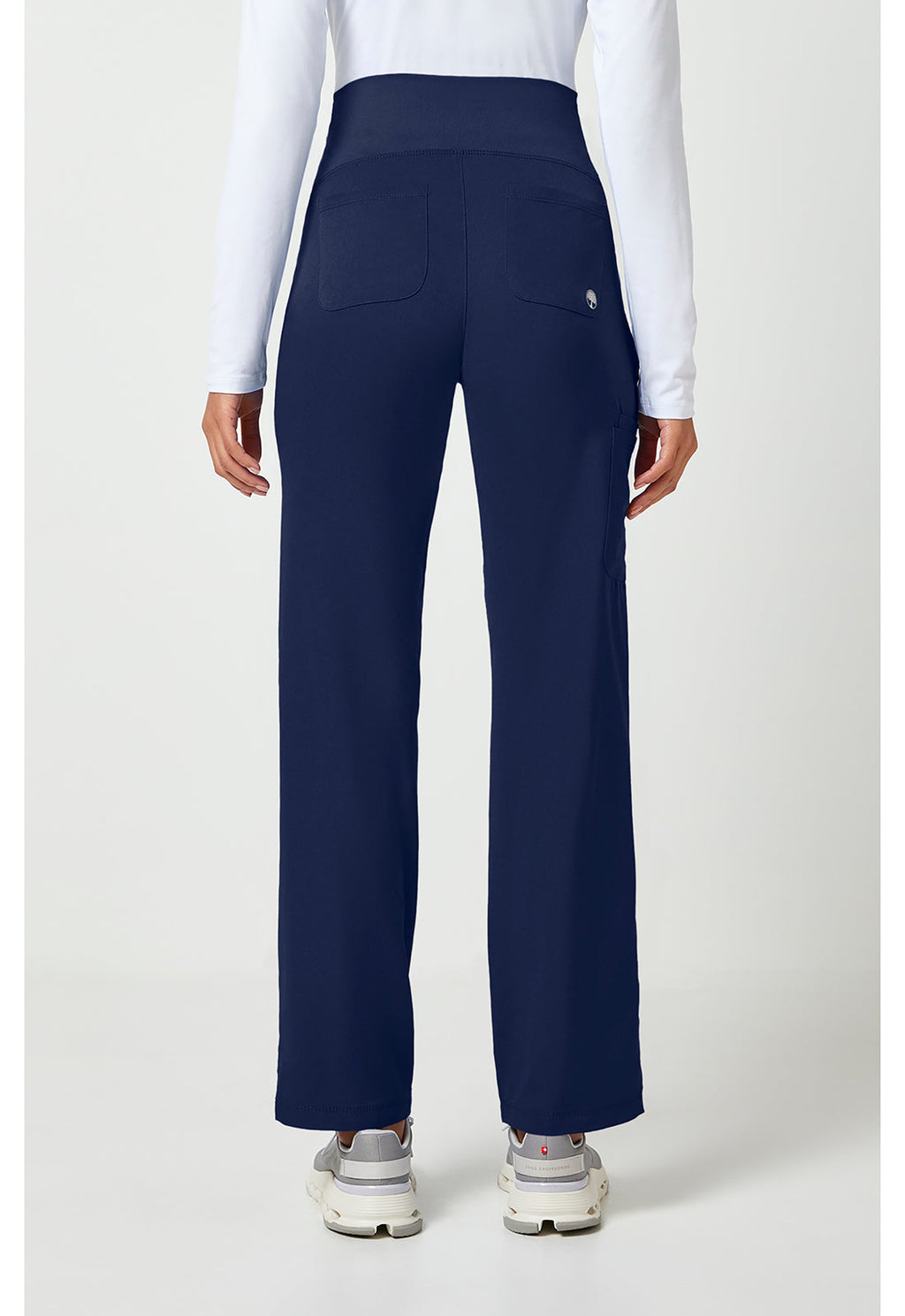HH Works 9510 Women's Rose Maternity Scrub Pants Navy