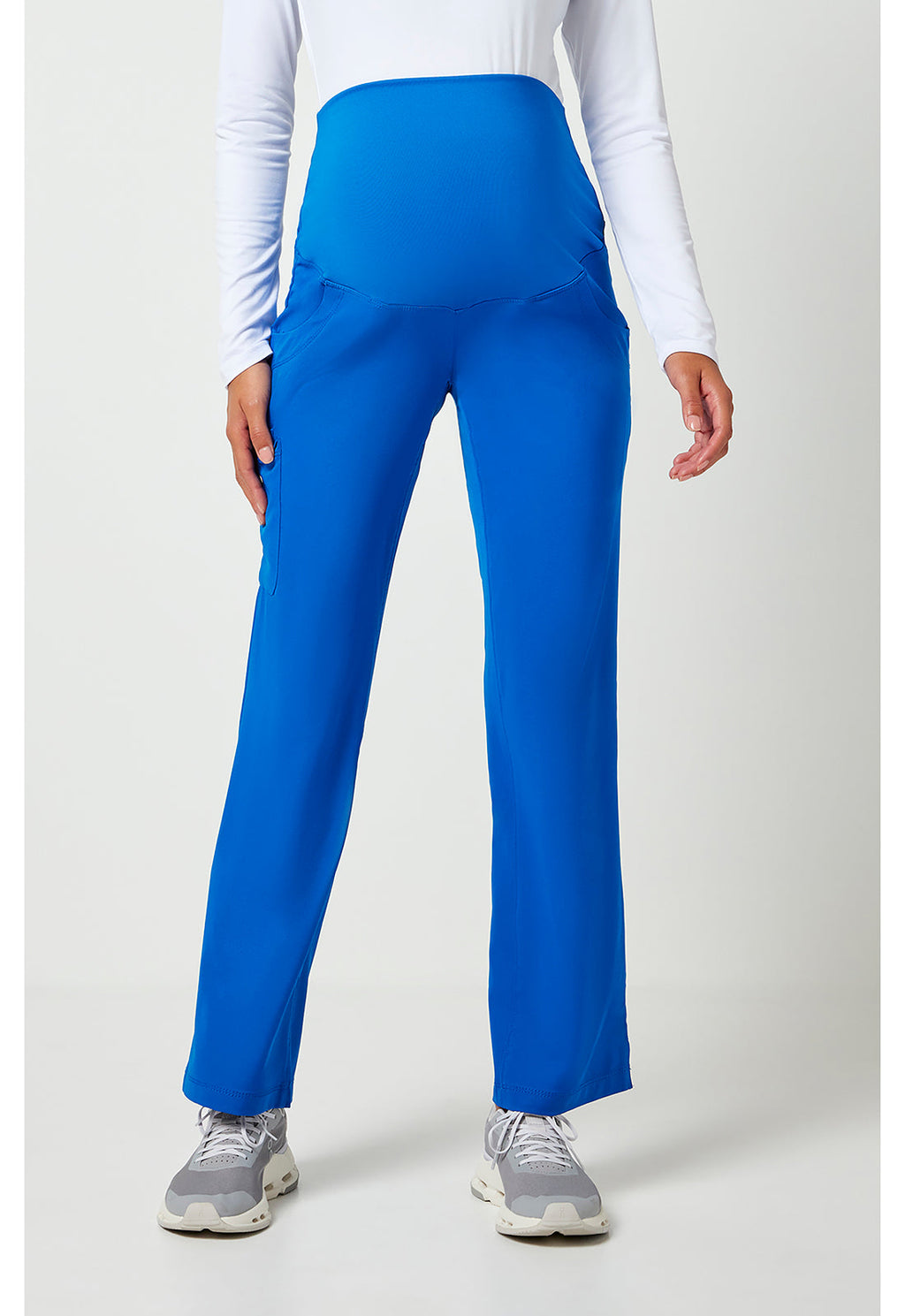 HH Works 9510 Women's Rose Maternity Scrub Pants Royal