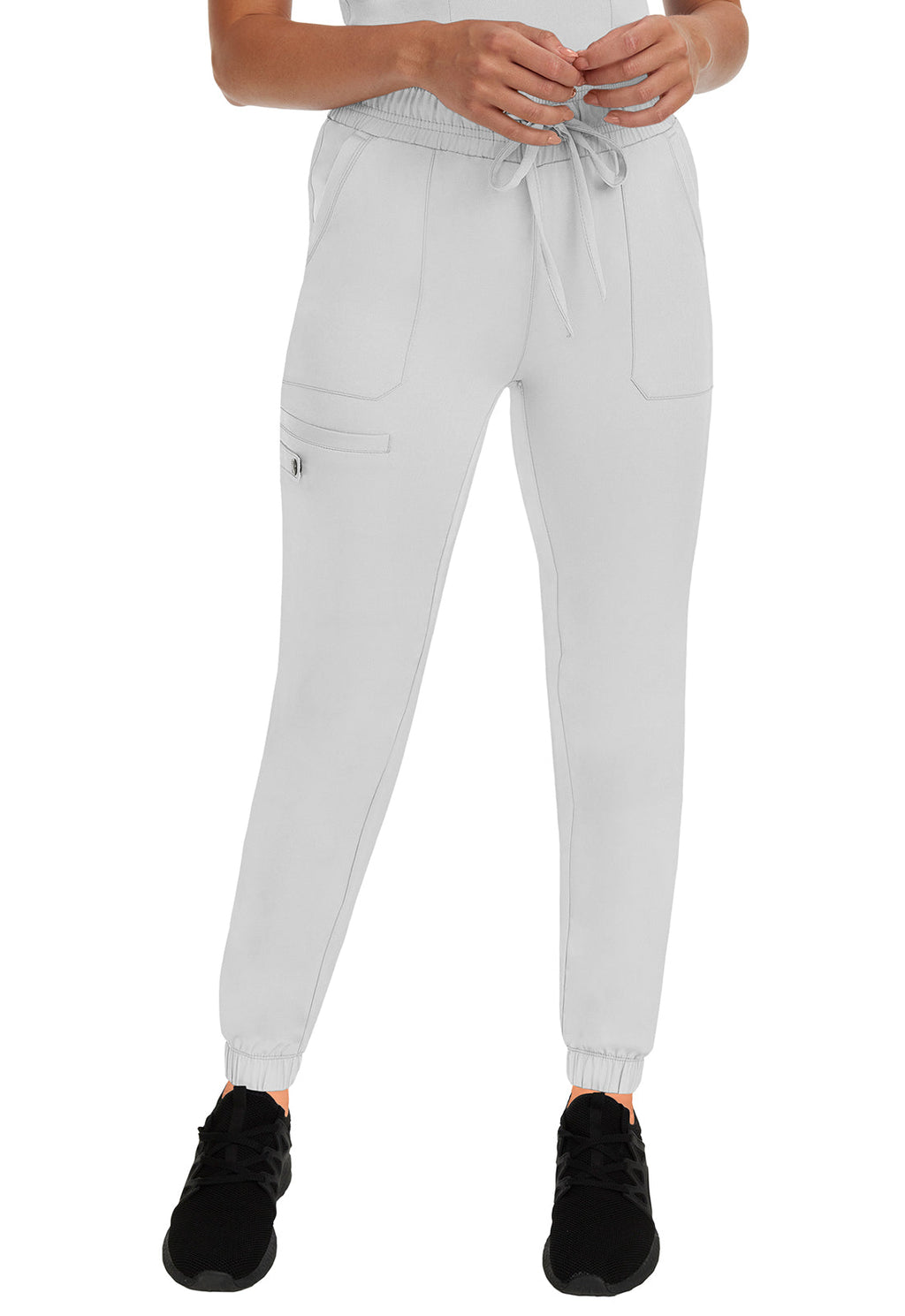 HH Works 9575 Renee Jogger Scrub Pants White