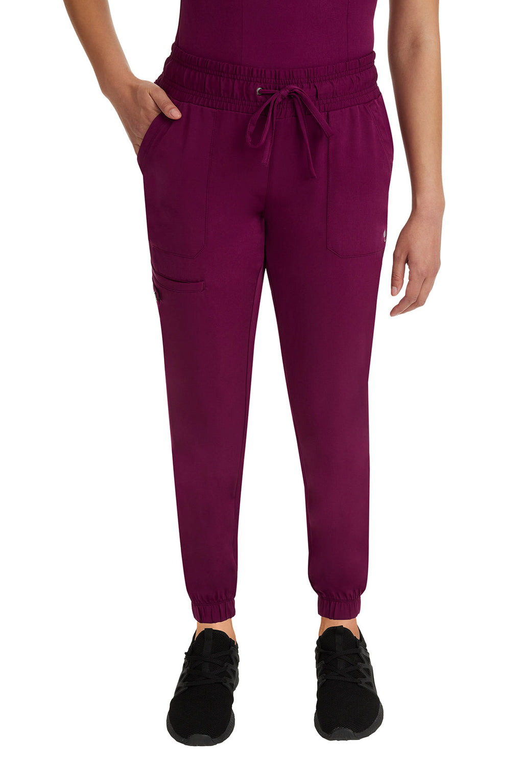 HH Works 9575 Renee Jogger Scrub Pants Wine
