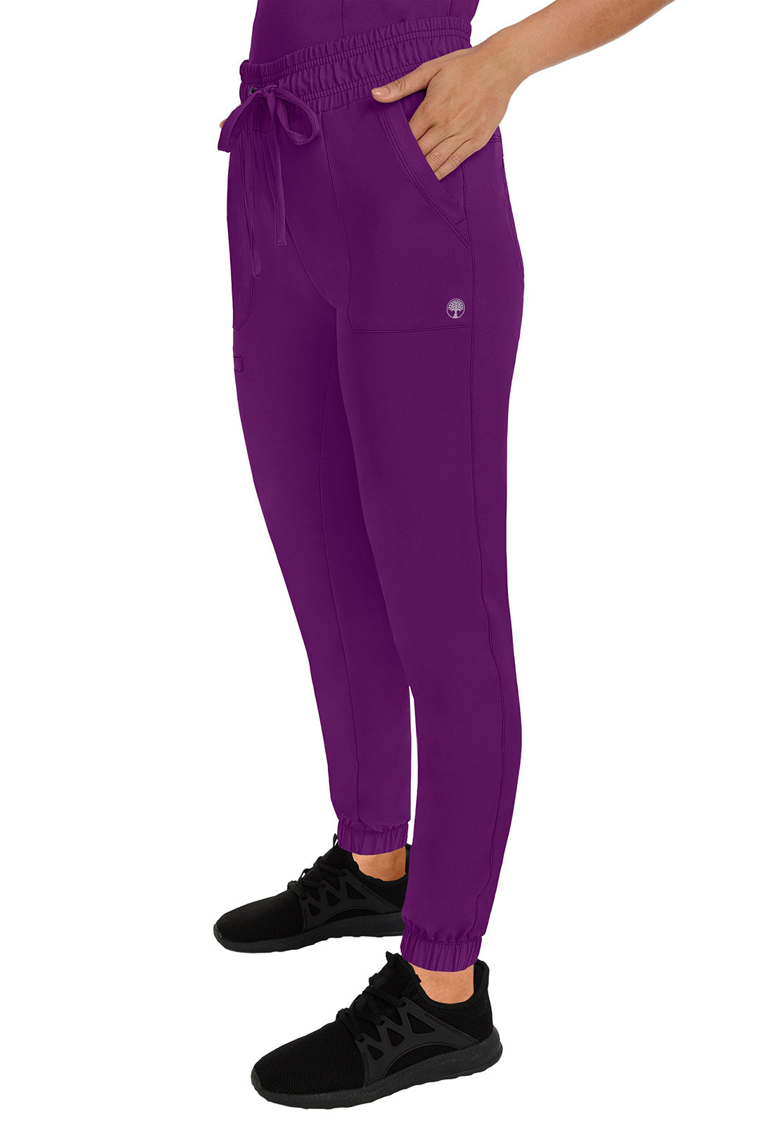9575 HH Works Renee Pant Petite (Eggplant) | Scrubs for Women