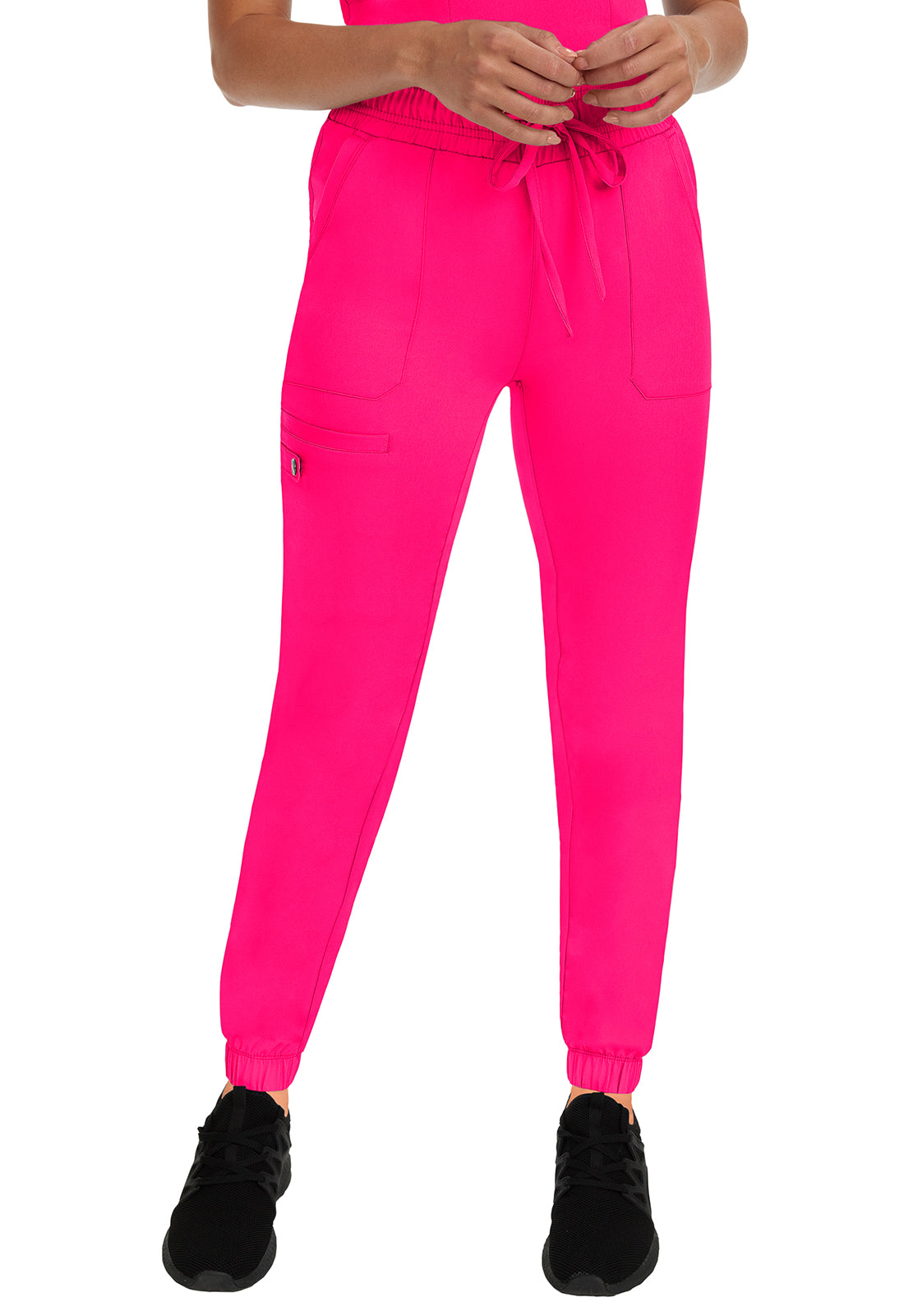 HH Works 9575 Renee Jogger Scrub Pants Carnation Pink