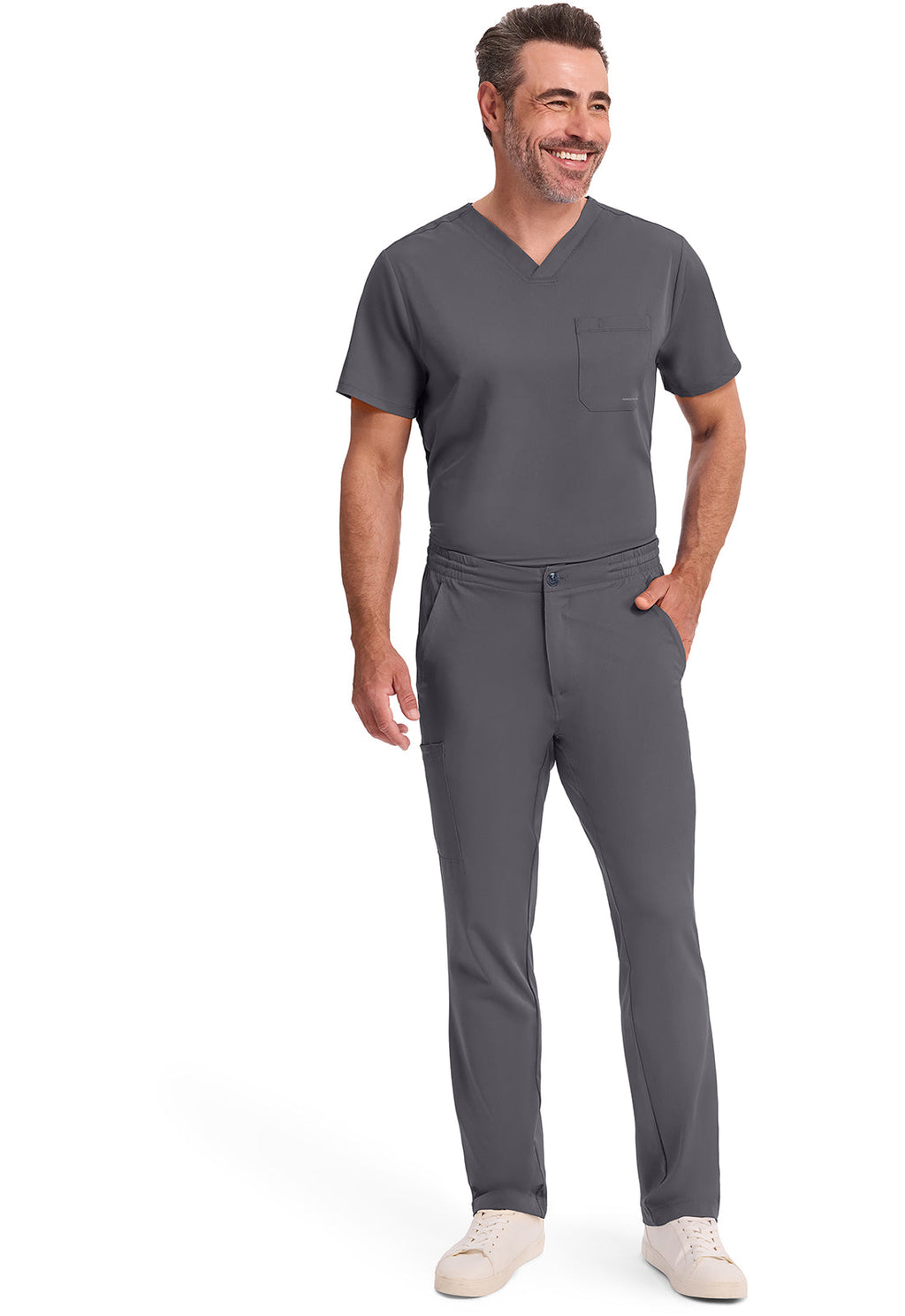 HH Works 9590 Men's Ryan Scrub Pants Pewter