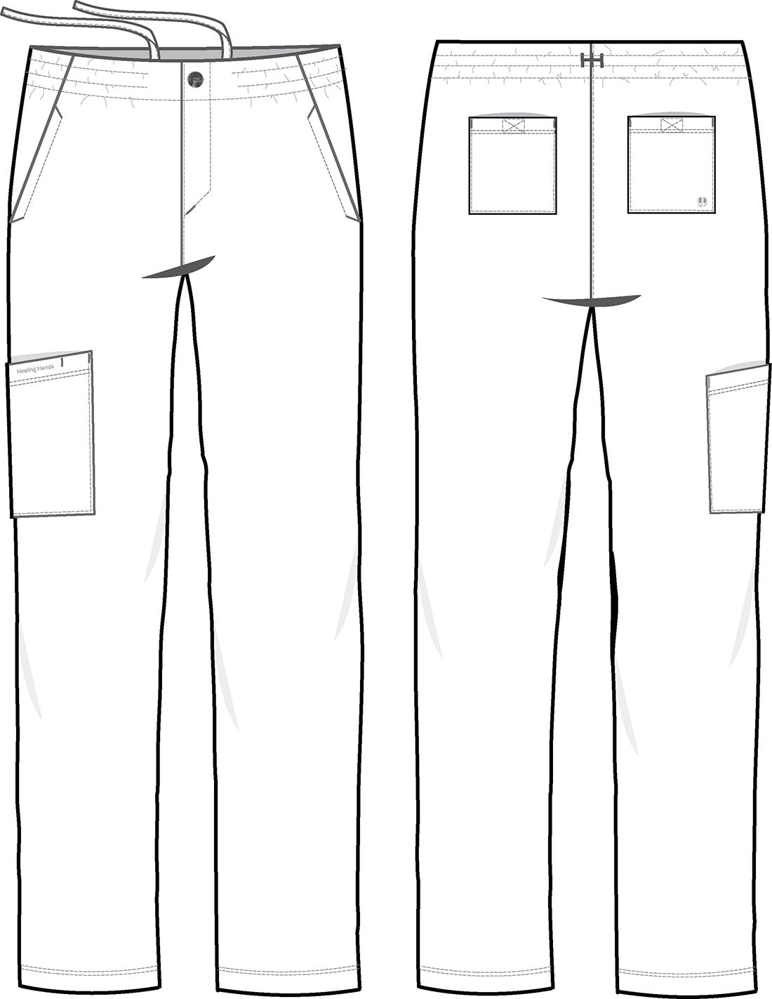 HH Works 9590 Men's Ryan Scrub Pants Royal