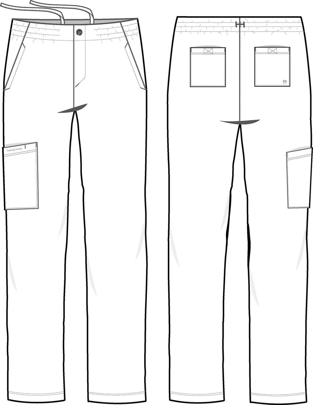 HH Works 9590 Men's Ryan Scrub Pants Navy