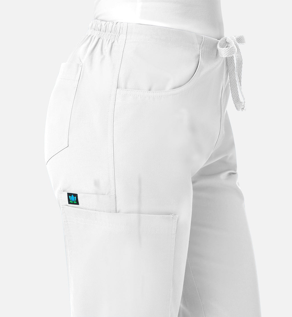 Core 9626 Women's Utility Cargo Pants White