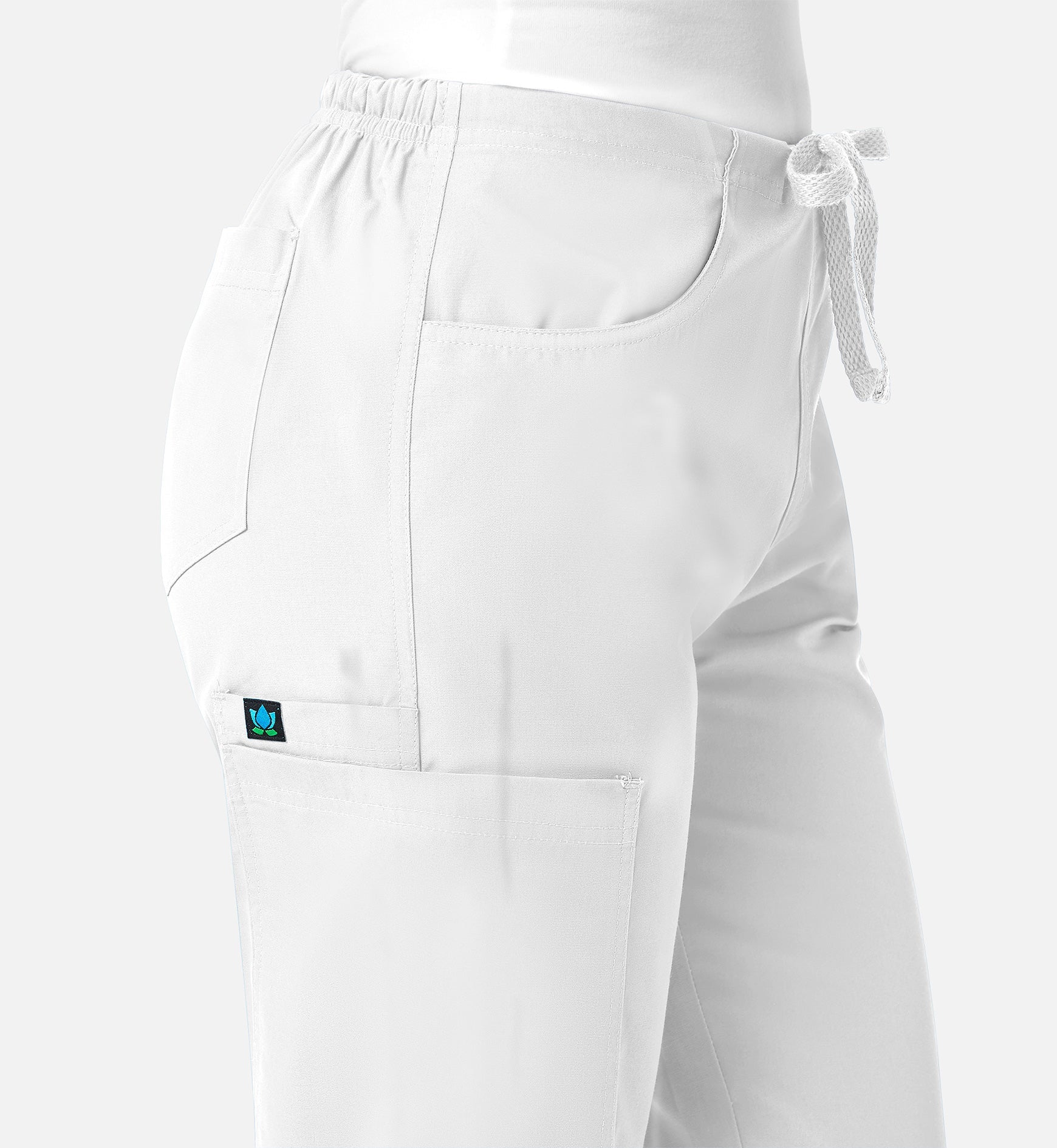 Core 9626 Women's Utility Cargo Pants White