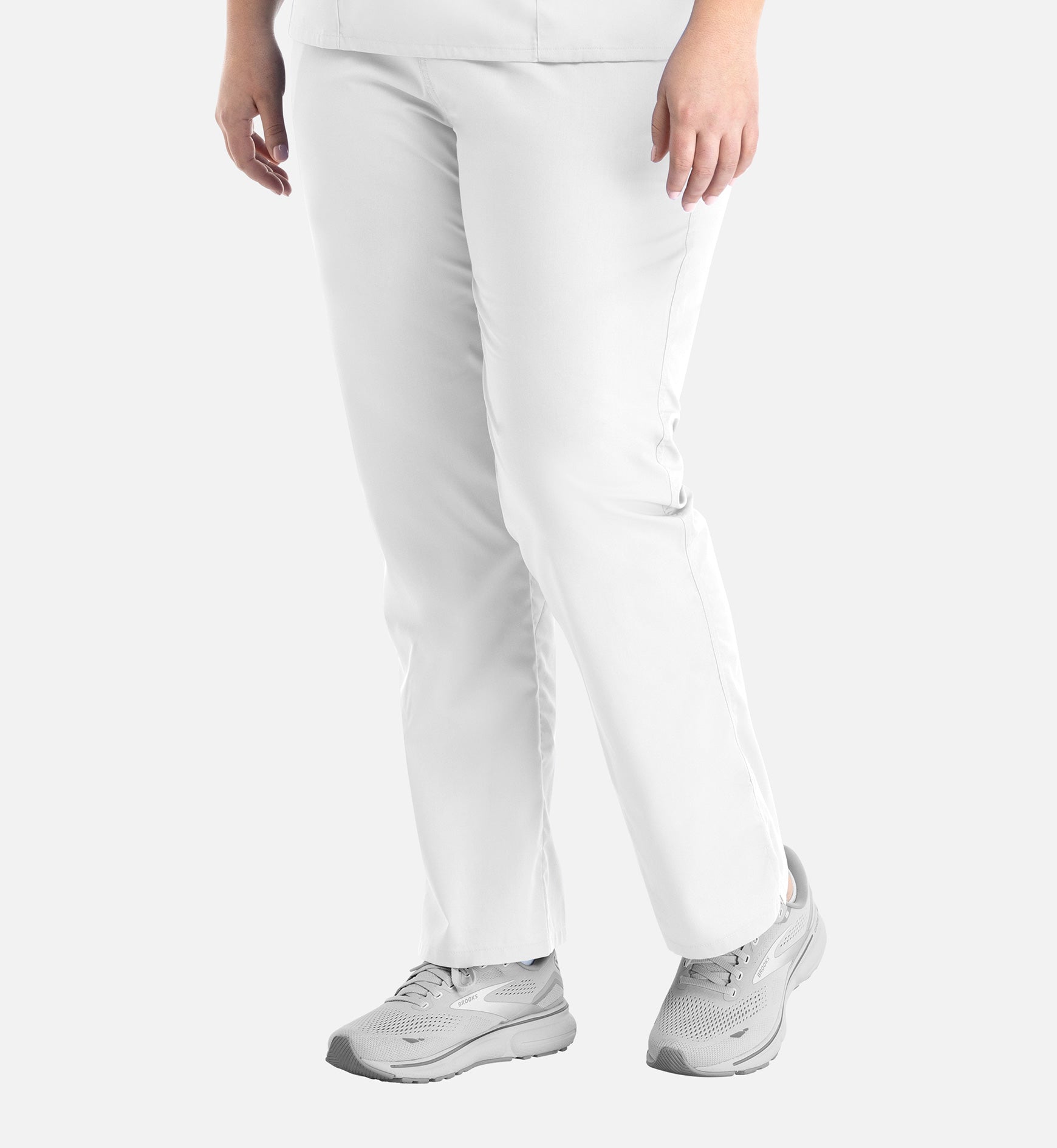 Redpanda 9716 Women's Half Elastic Pants White