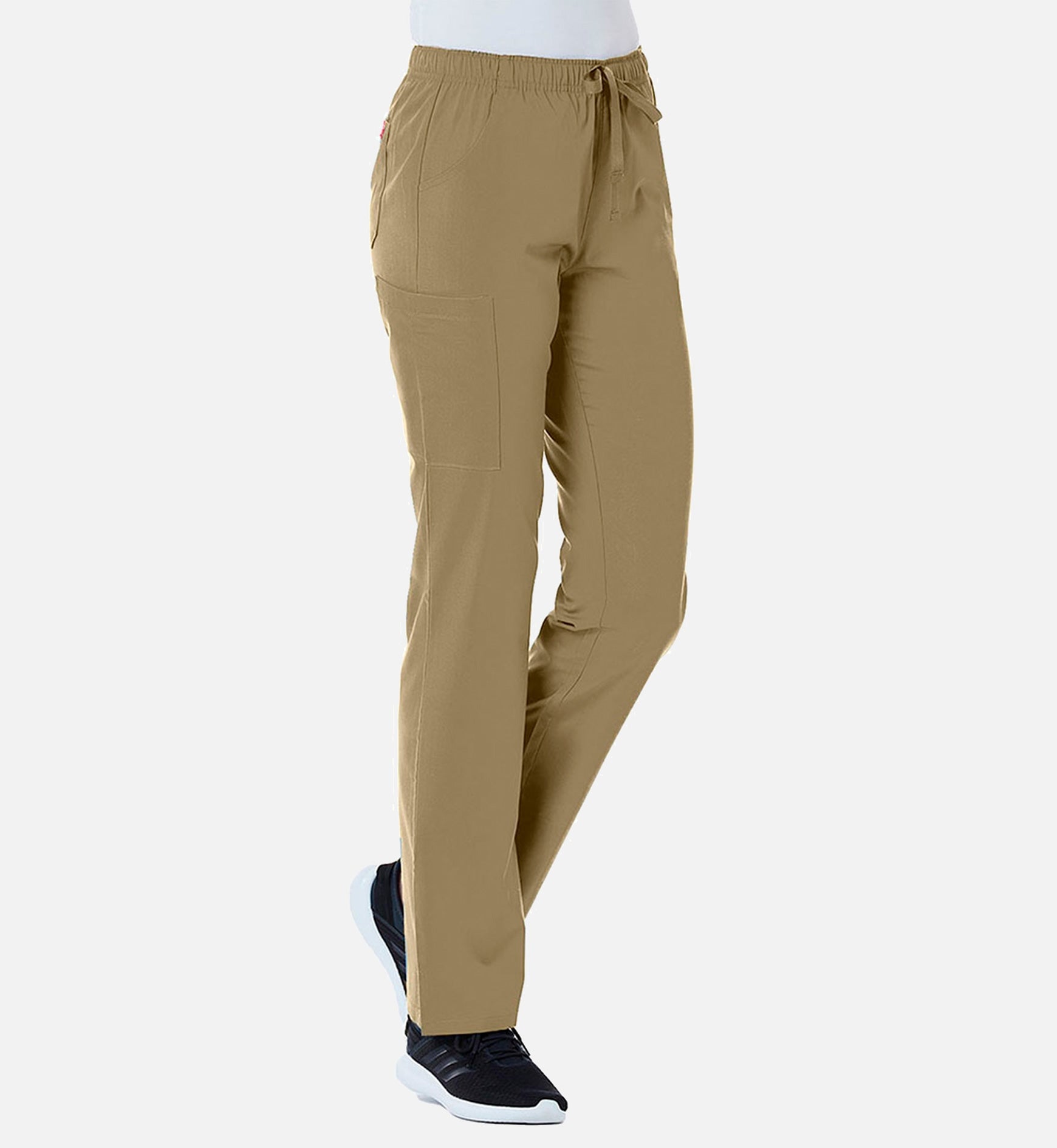 Redpanda 9726 Women's Full Elastic Cargo Pants Khaki
