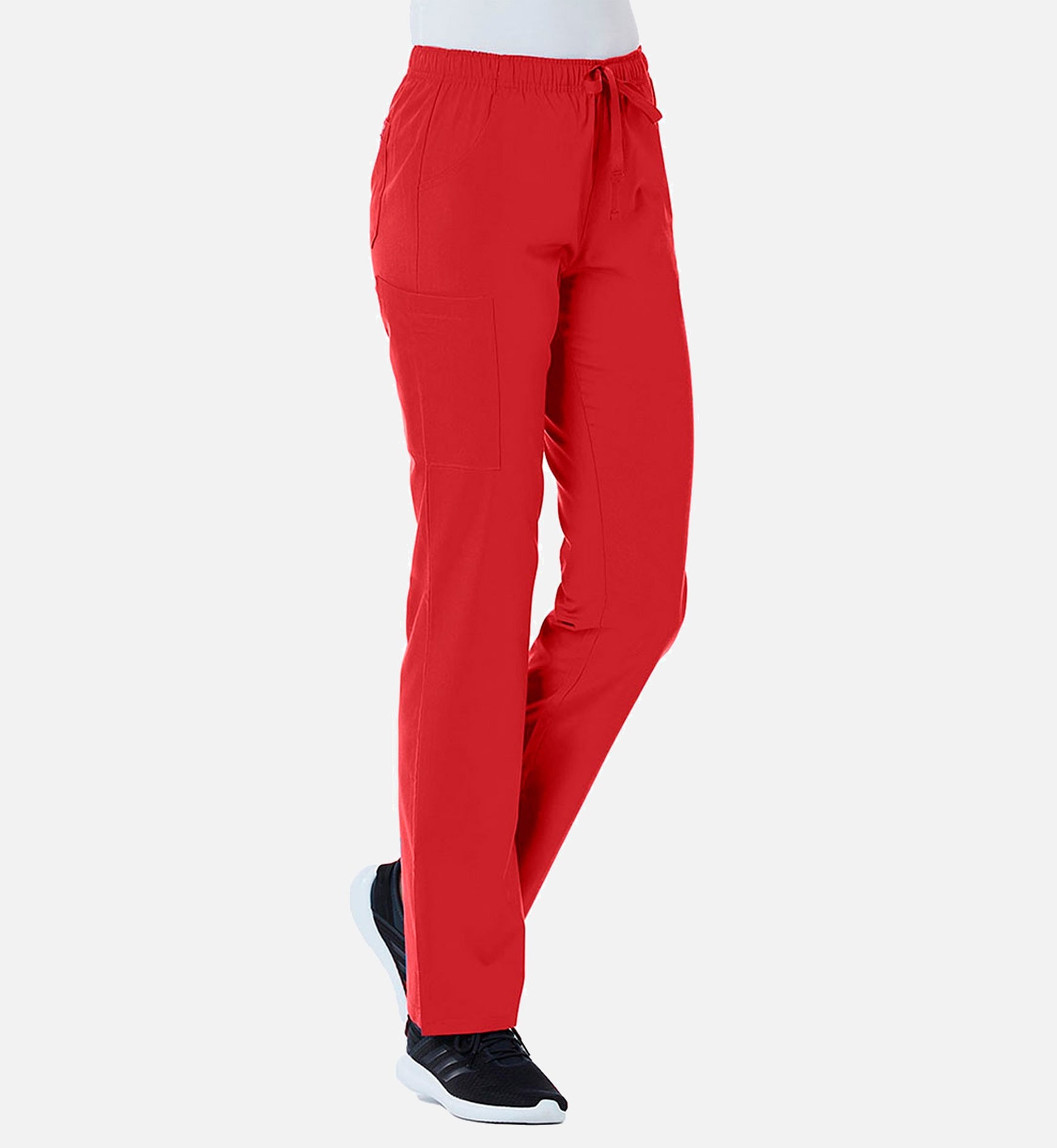 Redpanda 9726 Women's Full Elastic Cargo Pants Red