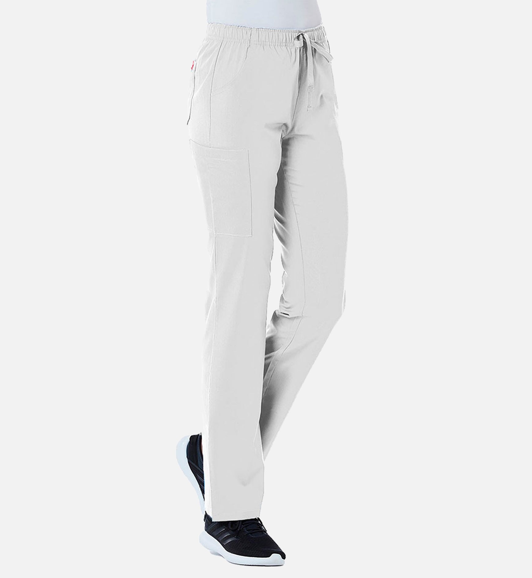 Redpanda 9726 Women's Full Elastic Cargo Pants White