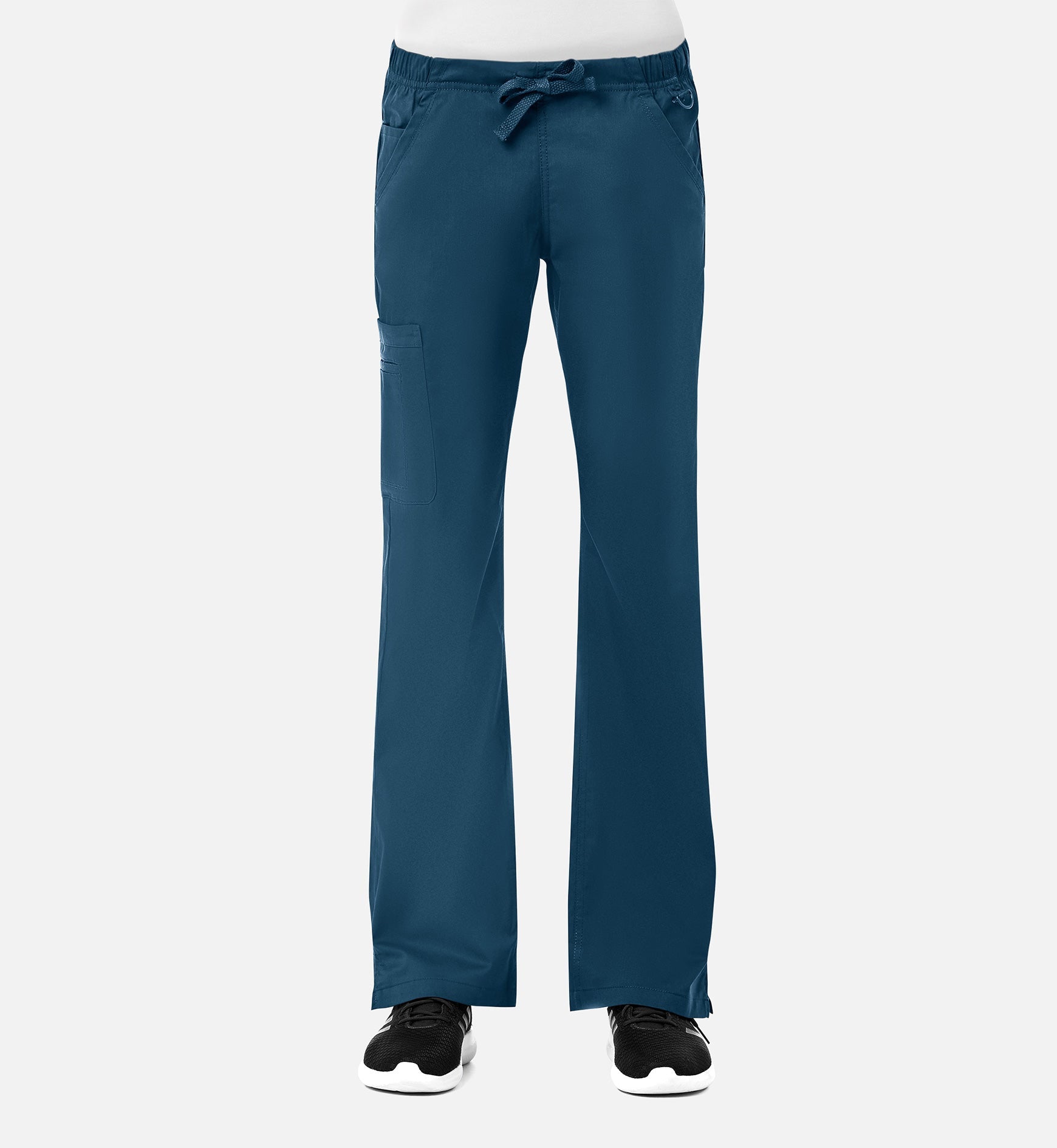 Blossom 9802 Straight Leg Cargo Pants Caribbean Blue