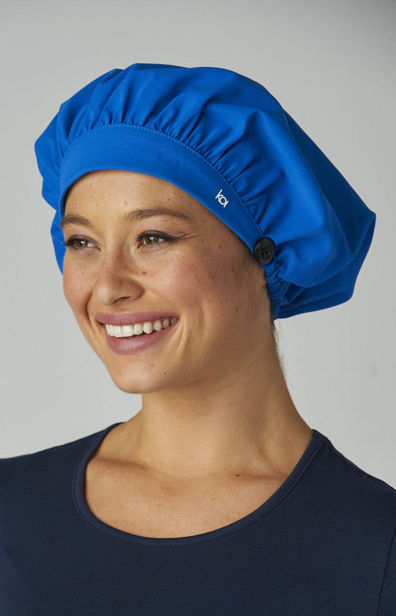 Essentials A174 Bouffant Cap Royal Blue