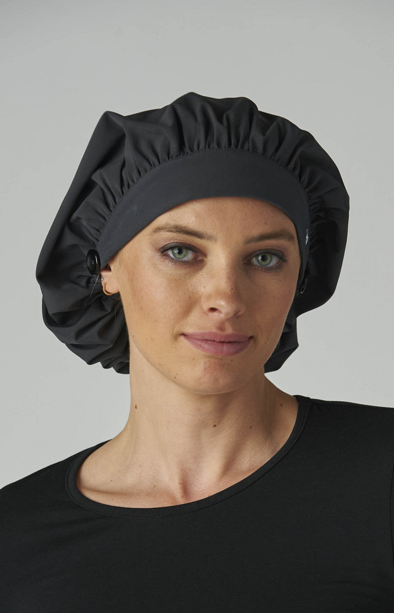 Essentials A174 Bouffant Cap Charcoal