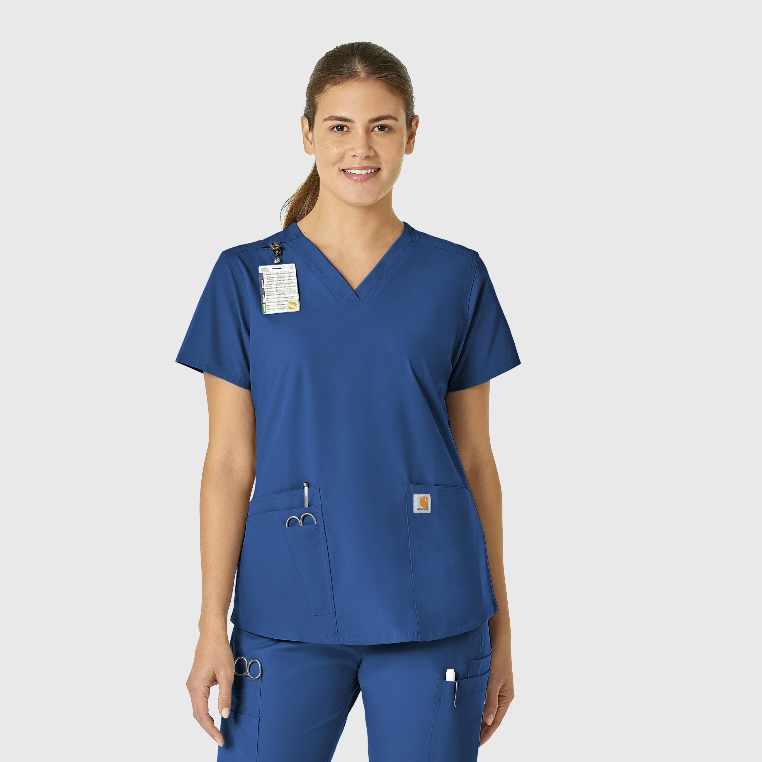 Force Essentials C12113 V-Neck Scrub Top Royal