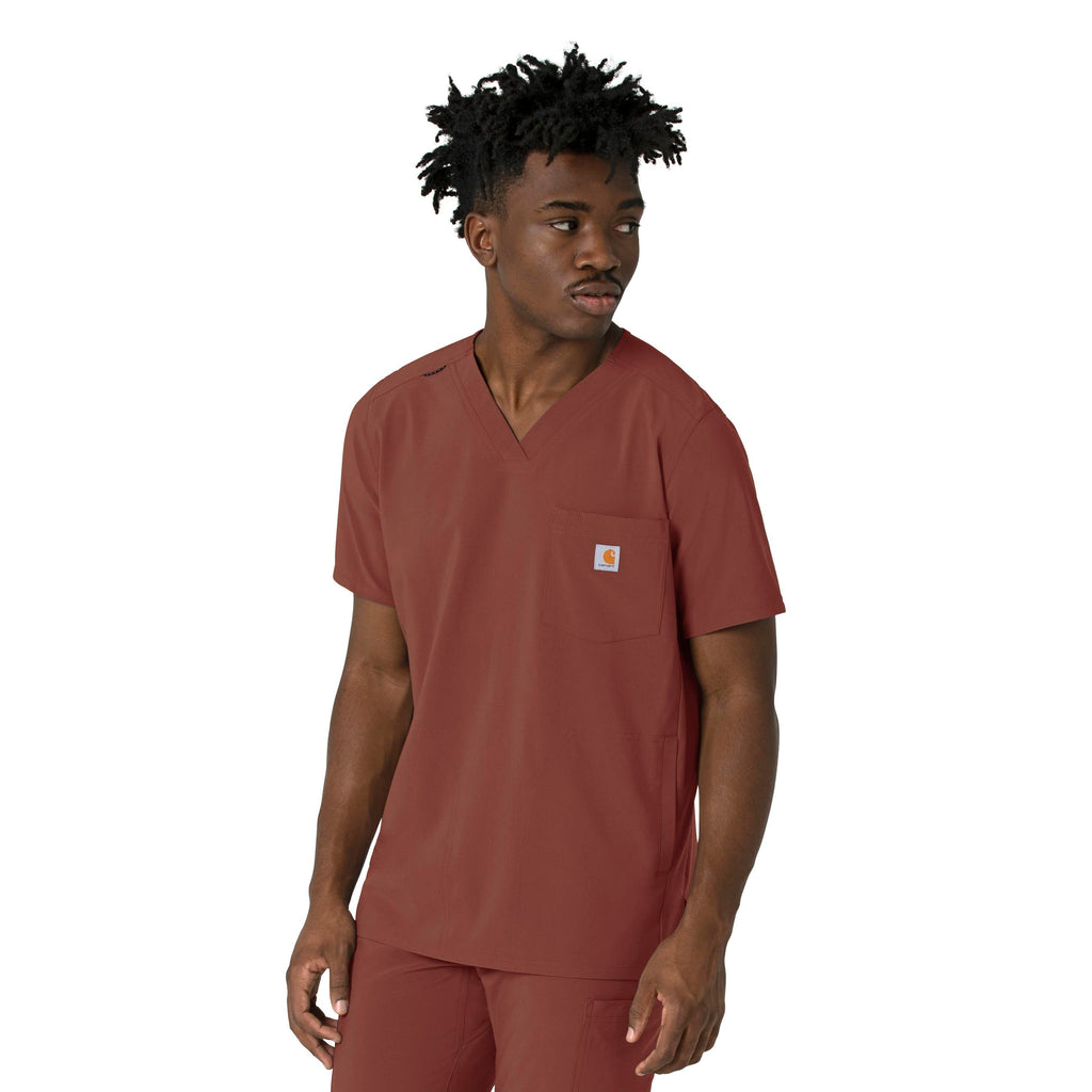 Force Cross-Flex C16410 Men's V-Neck Scrub Top Sable