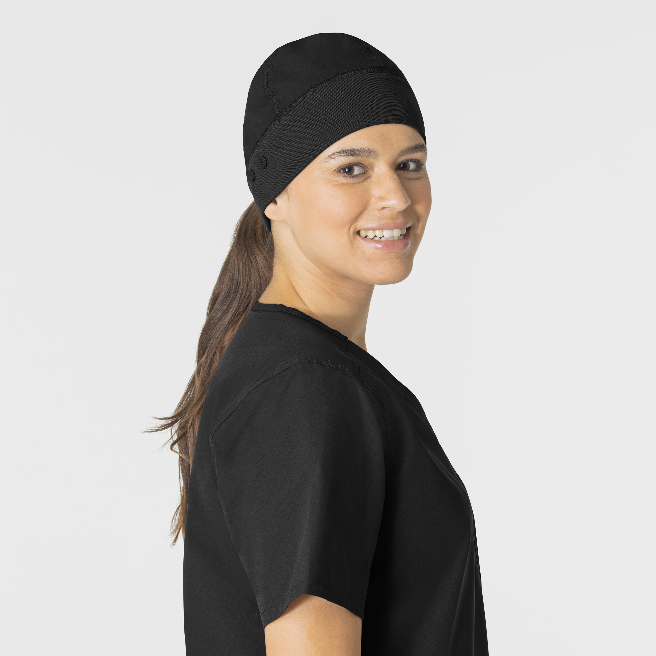 Force Essentials C40013 Unisex Beanie Scrub Hat Black