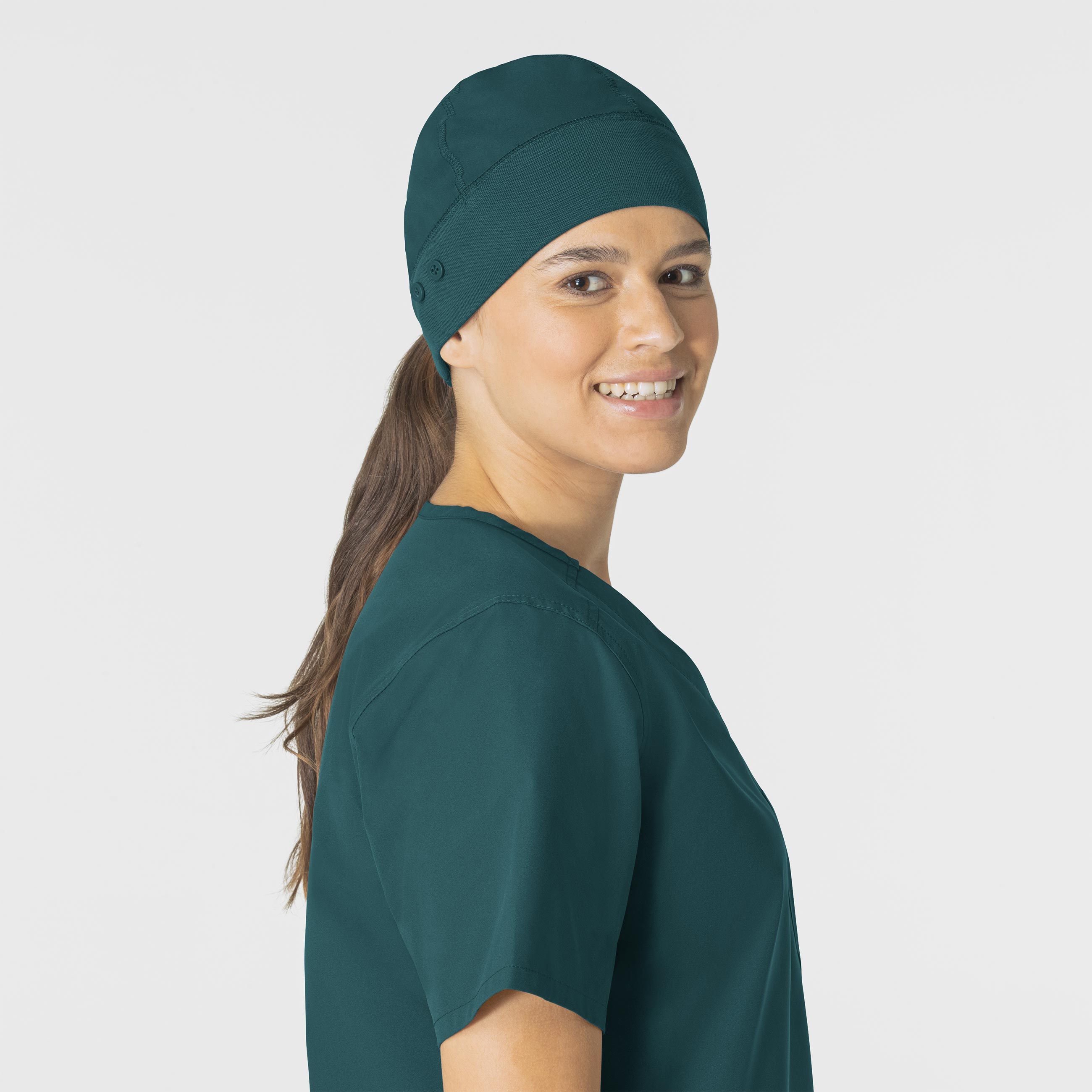 Force Essentials C40013 Unisex Beanie Scrub Hat Caribbean Blue